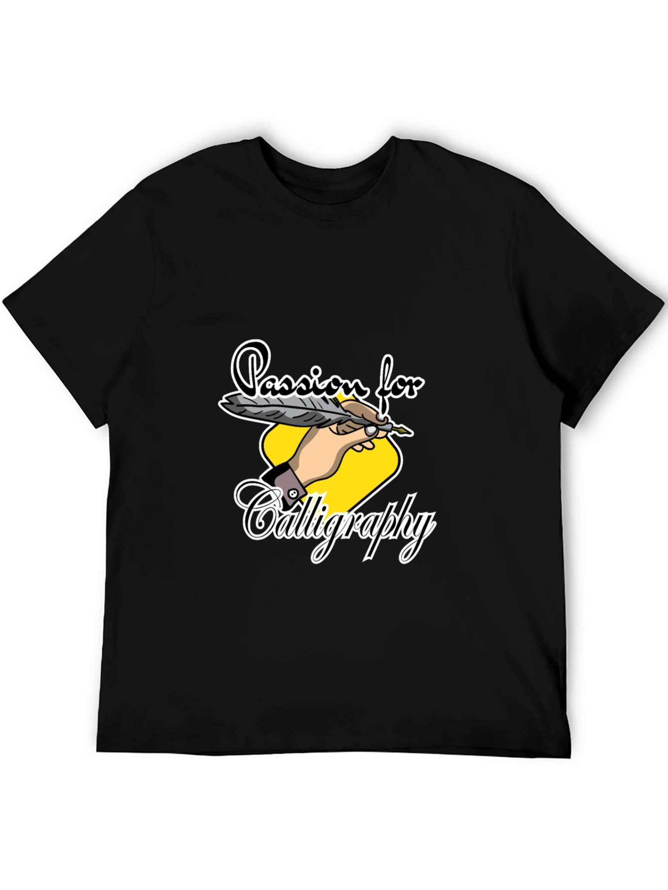 Passion for Calligraphy T-Shirt - Classic Black Tee