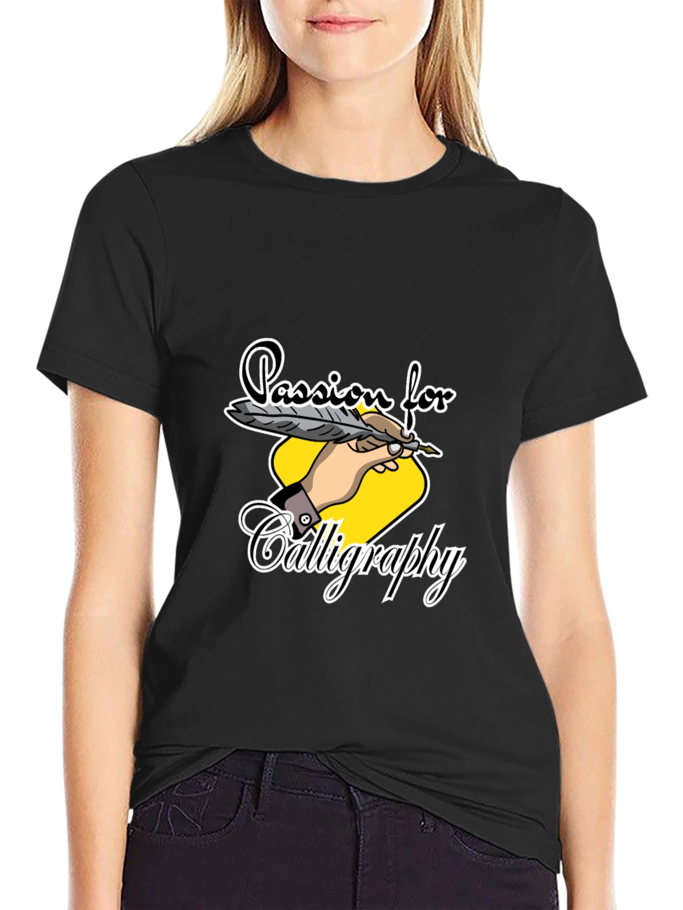 Passion for Calligraphy T-Shirt - Classic Black Tee