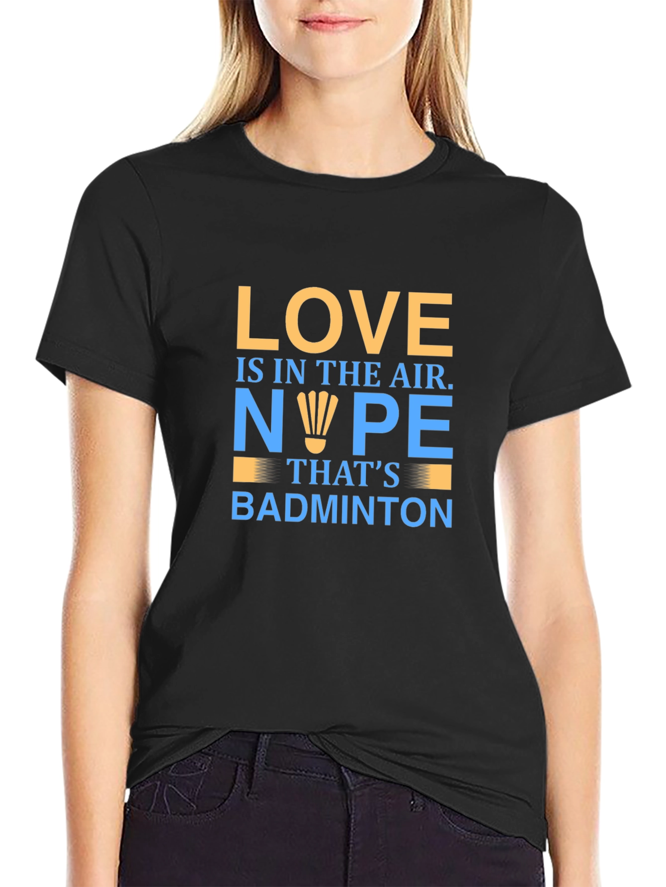 Love is in the Air Badminton T-Shirt