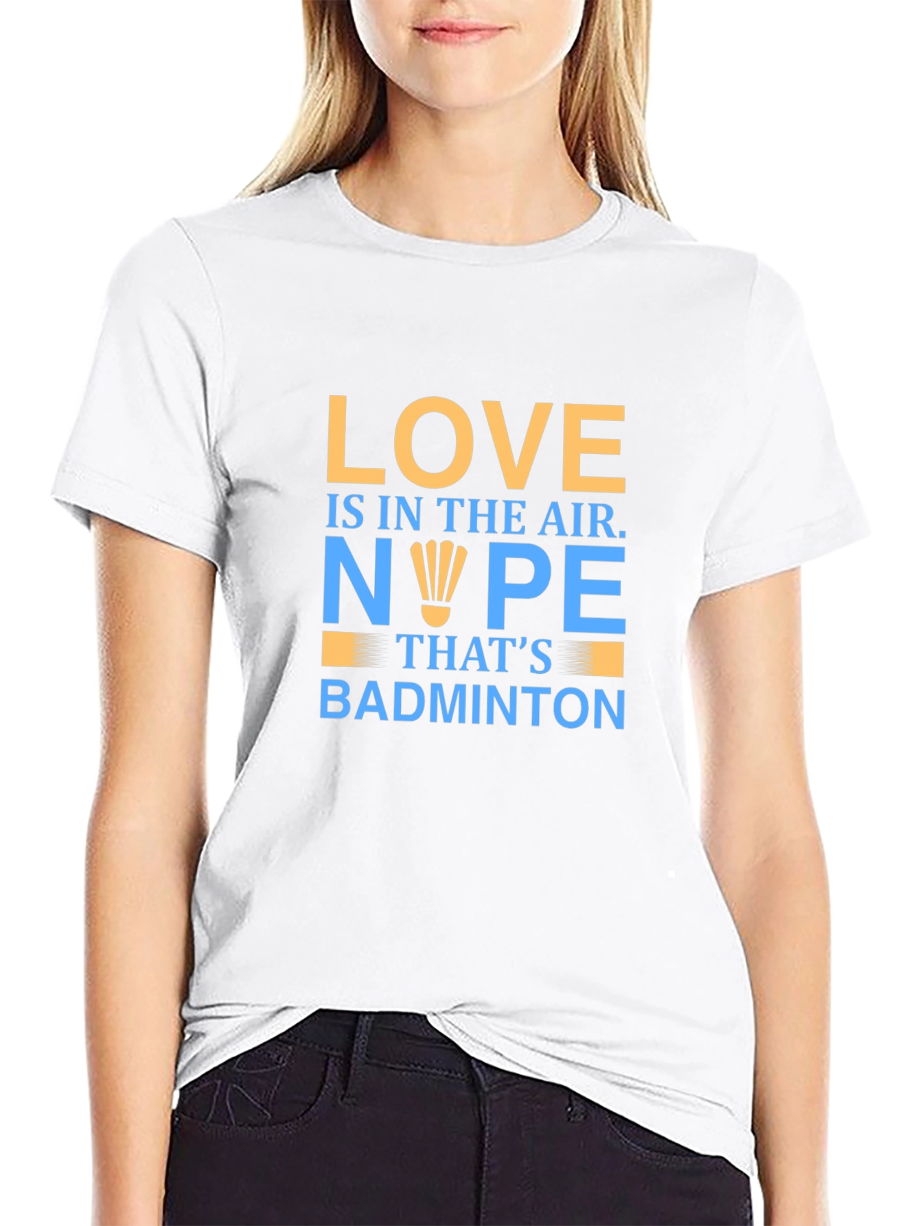 Love is in the Air Badminton T-Shirt