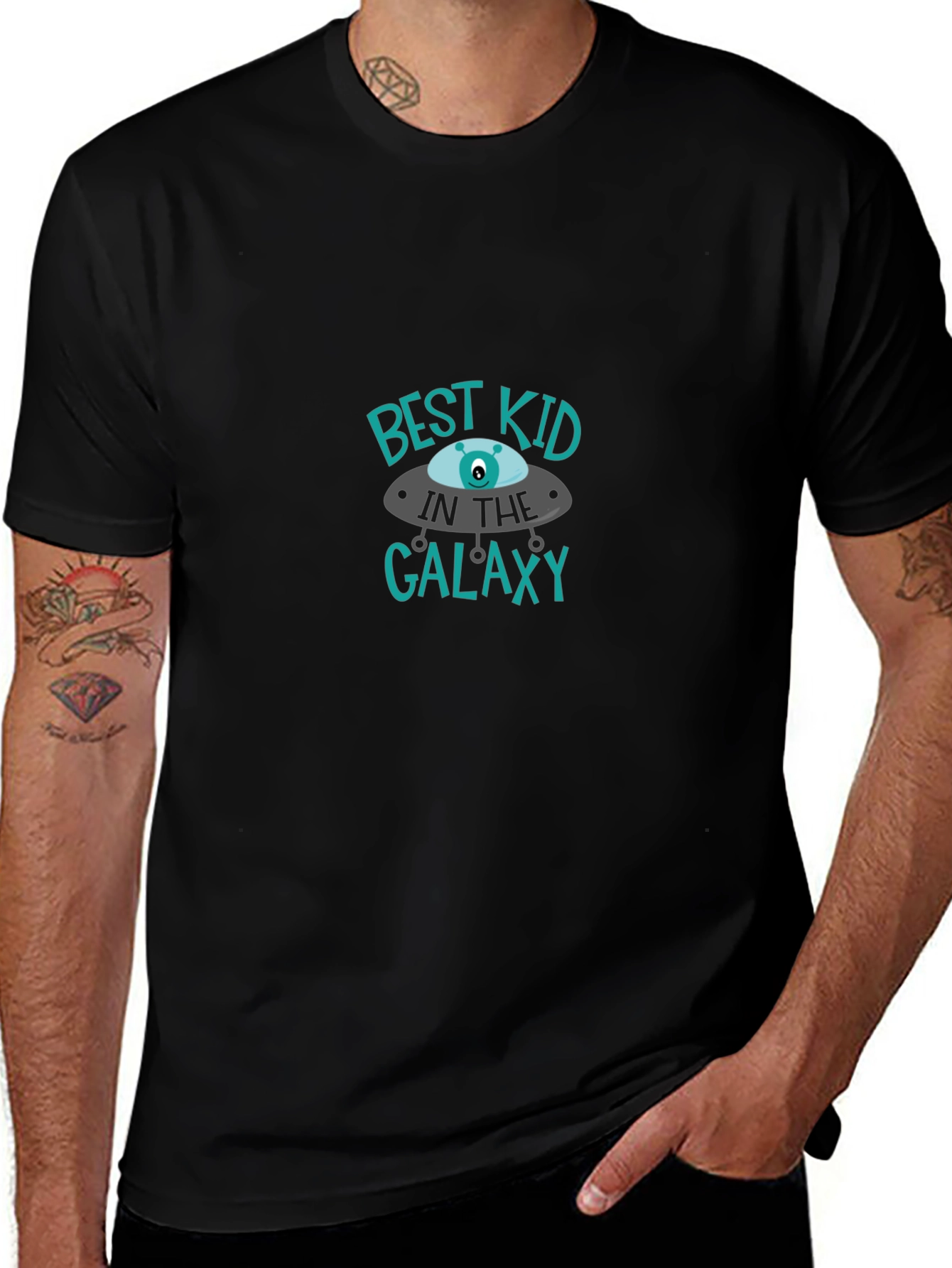 Best Kid in the Galaxy T-Shirt - Black