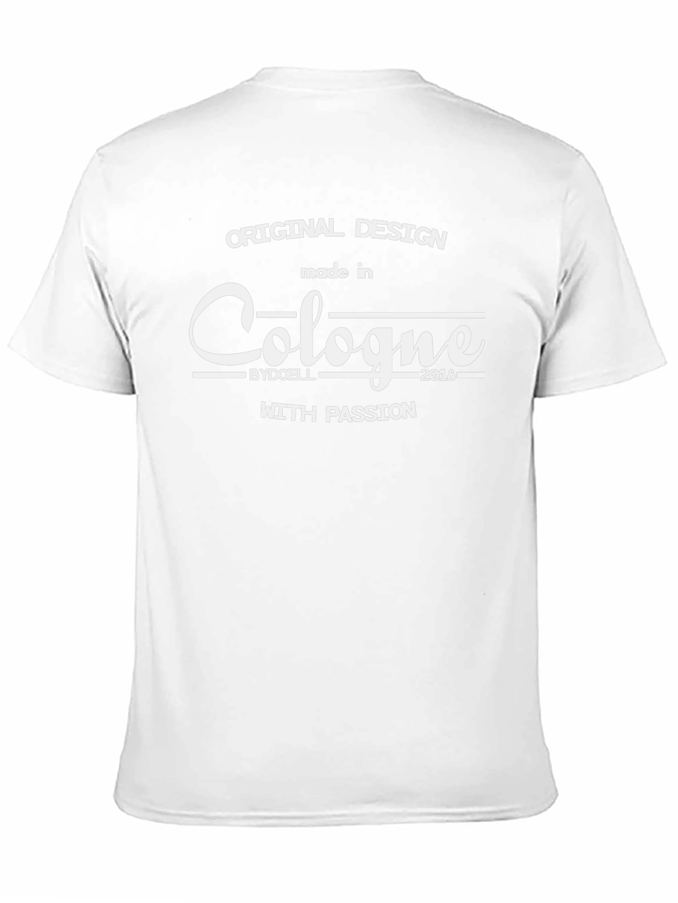 Original Design Cologne Tee - Black Cotton T-Shirt