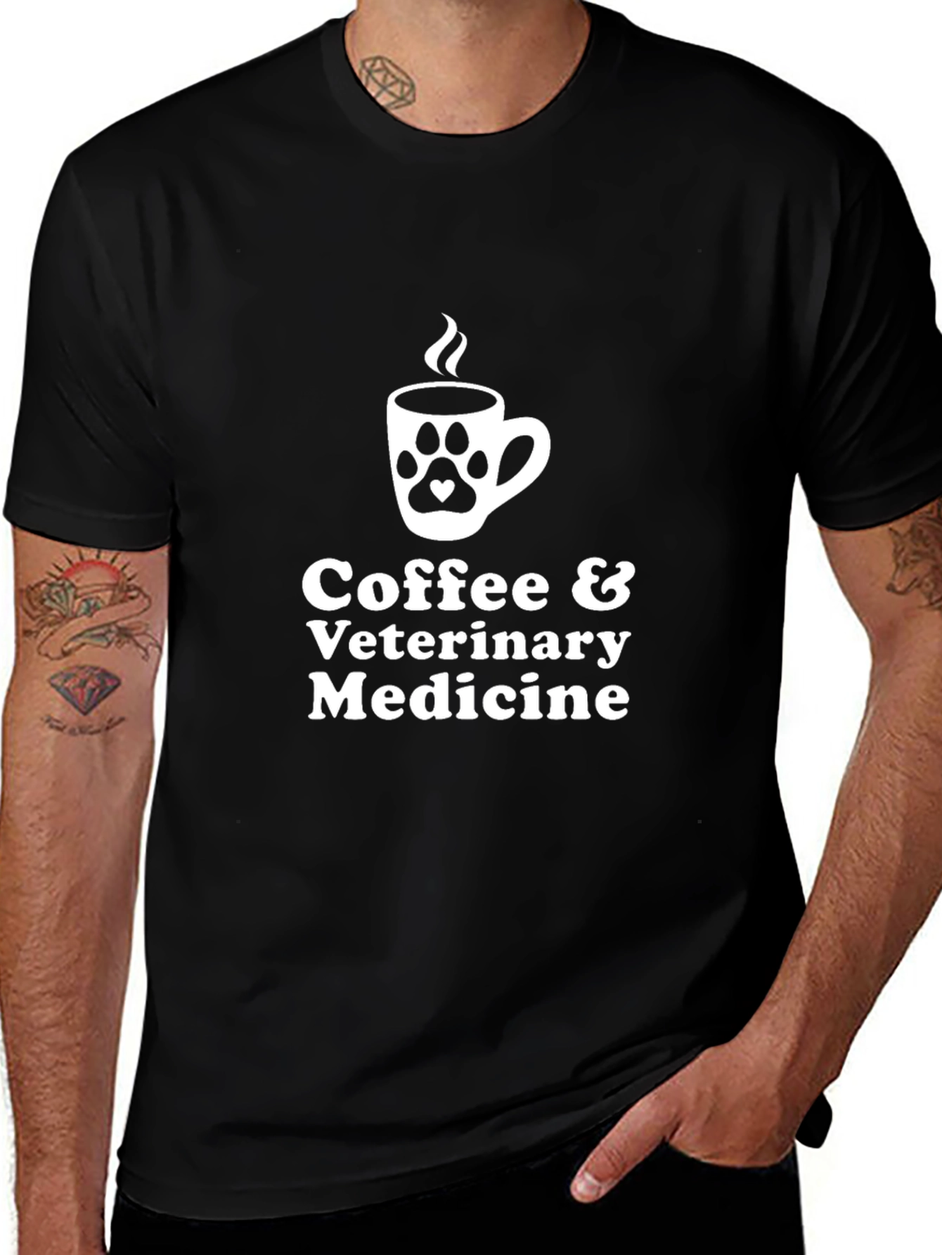 Coffee & Veterinary Medicine Graphic Tee