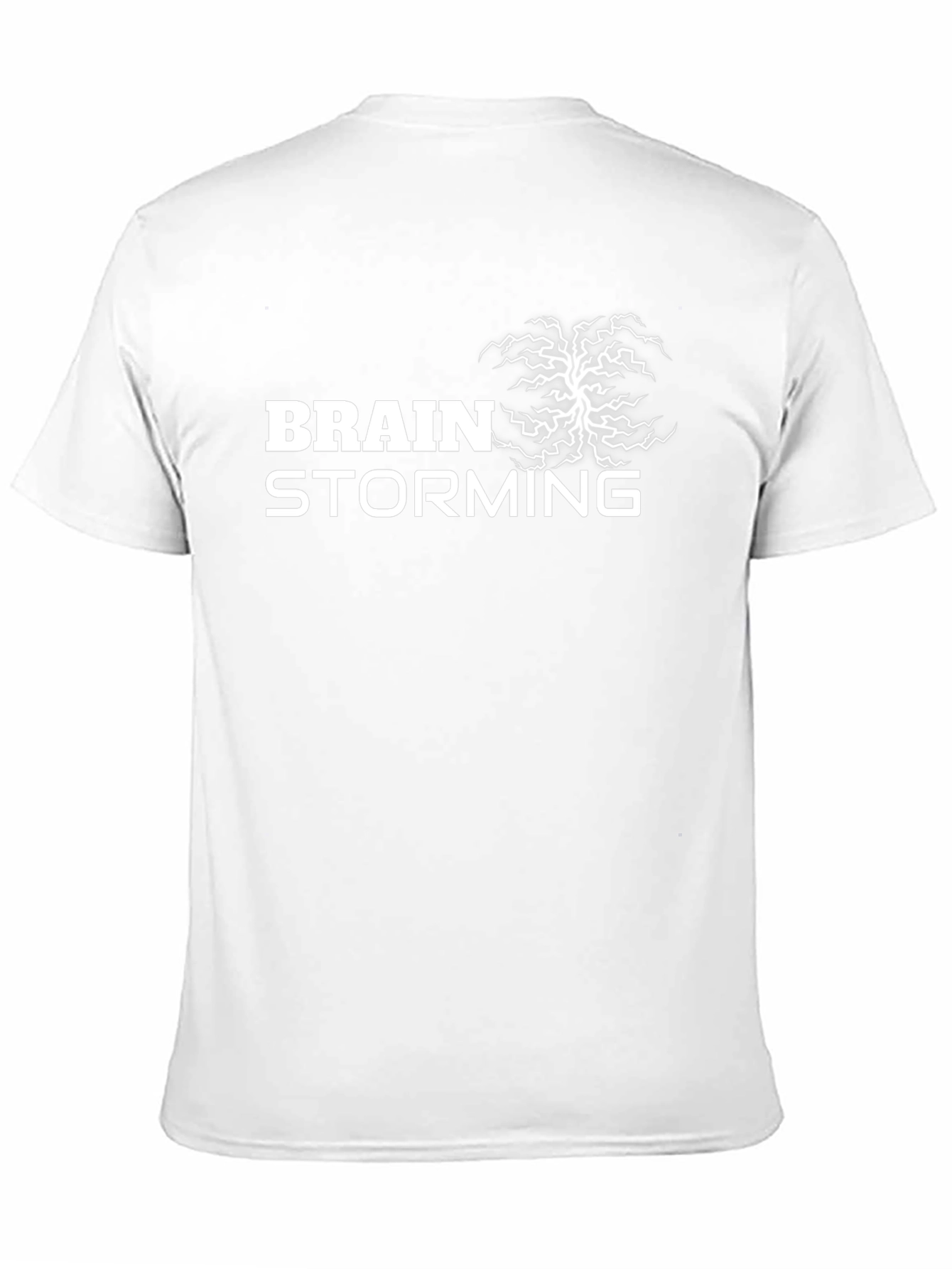Brainstorming Graphic Tee - Black Cotton