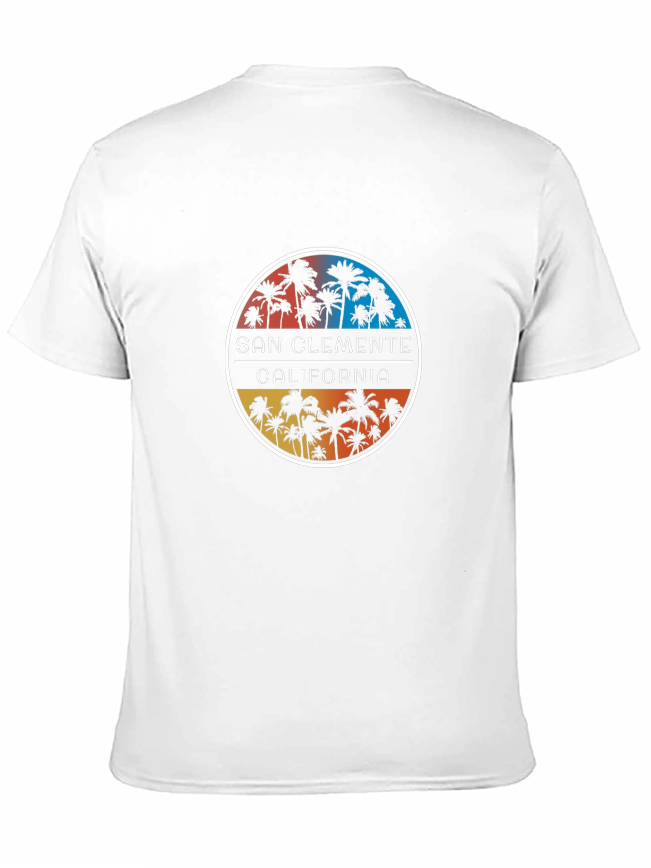 San Clemente California Palm Tree Graphic Tee