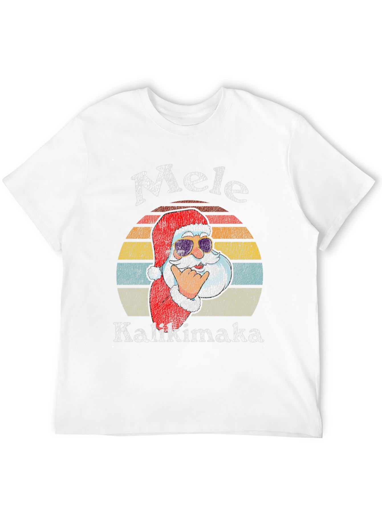 Mele Kalikimaka Santa T-Shirt