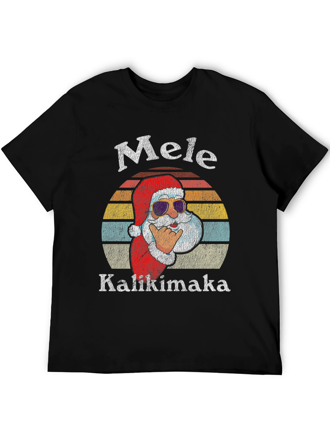 Mele Kalikimaka Santa T-Shirt