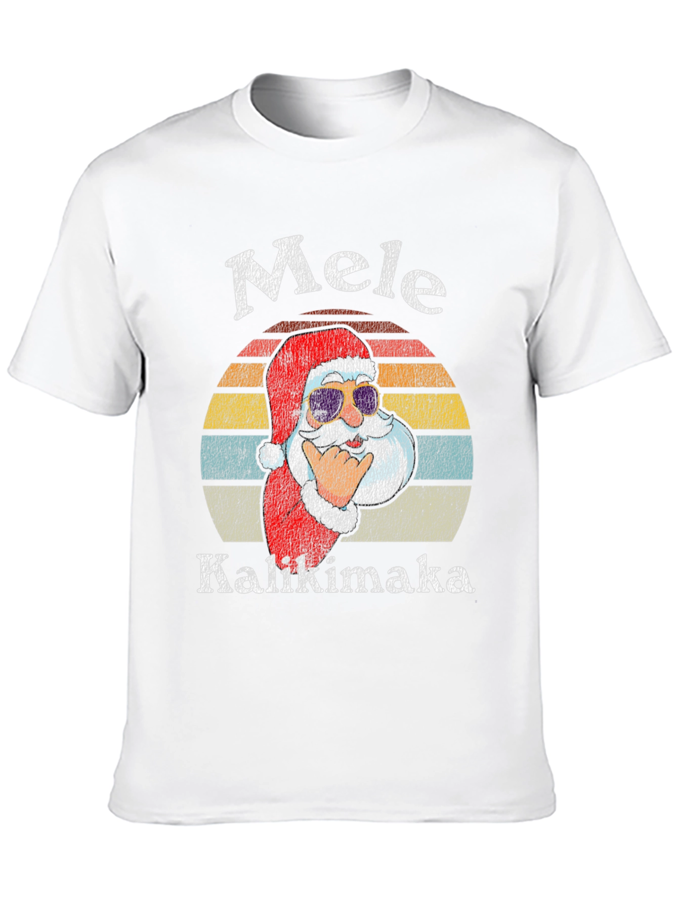 Mele Kalikimaka Santa T-Shirt