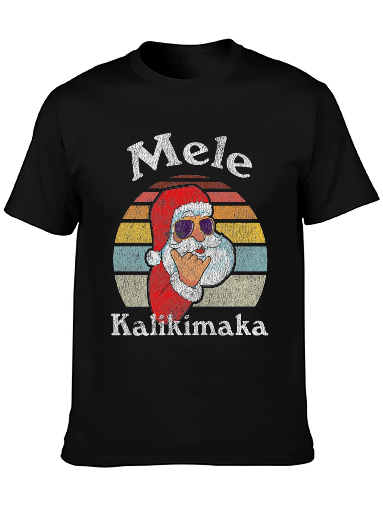 Mele Kalikimaka Santa T-Shirt