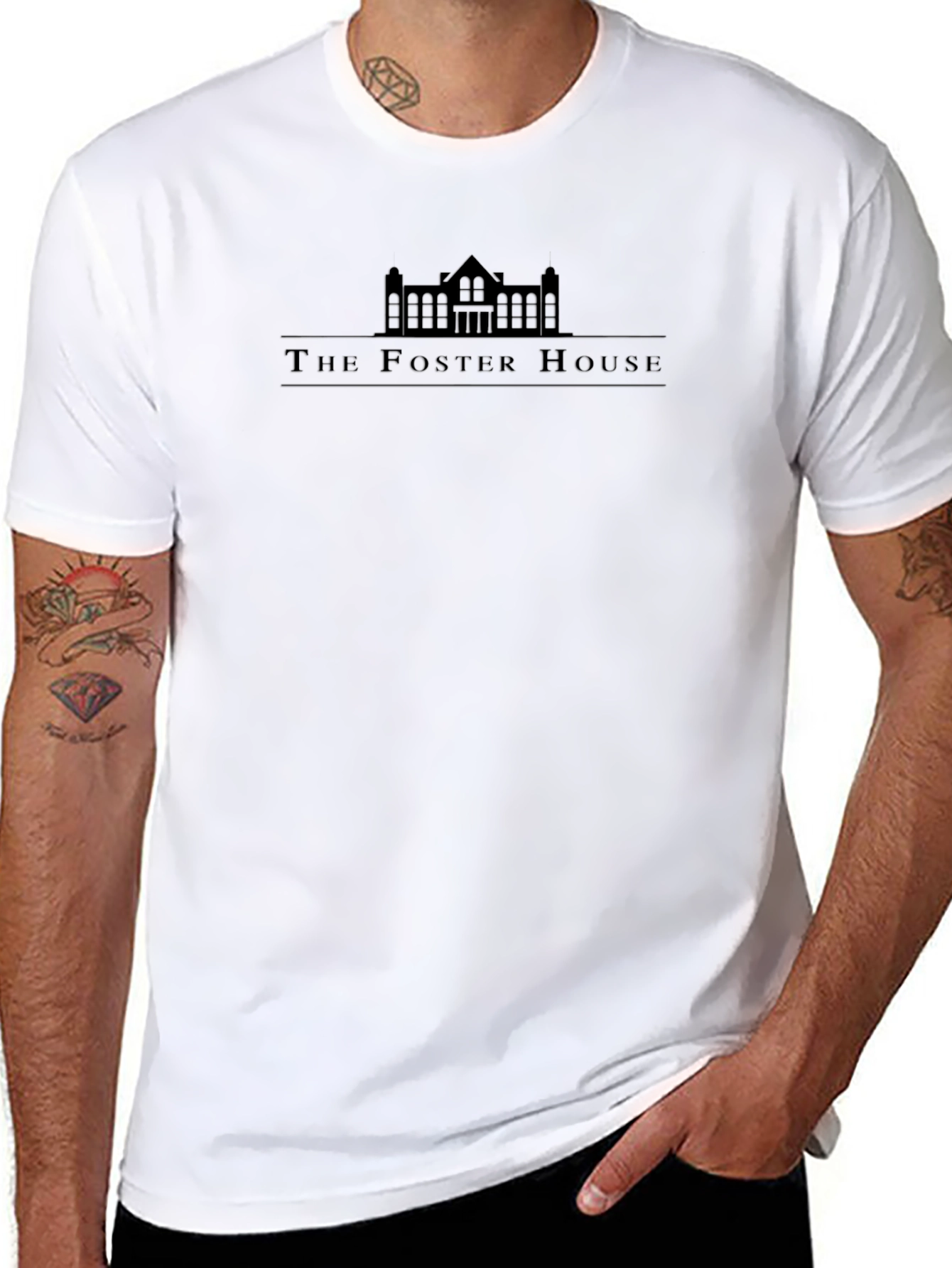 Fosters Home for Imaginary Friends Black T-Shirt