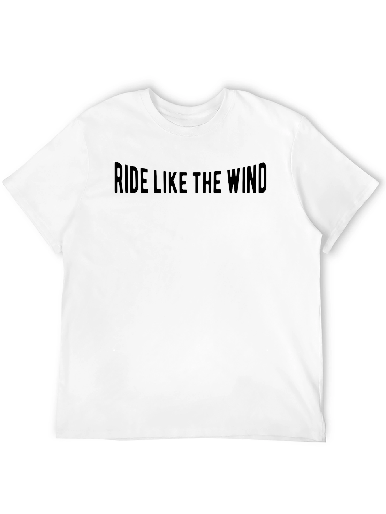 Ride Like The Wind T-Shirt - Classic Black Tee
