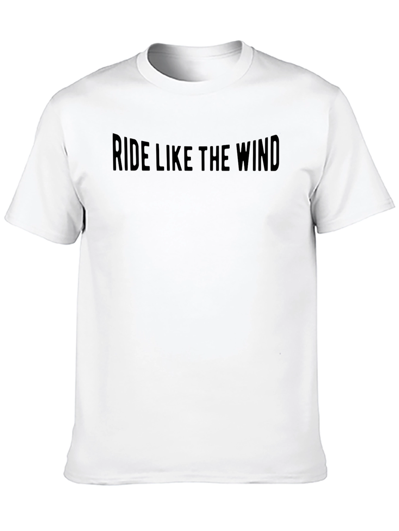 Ride Like The Wind T-Shirt - Classic Black Tee