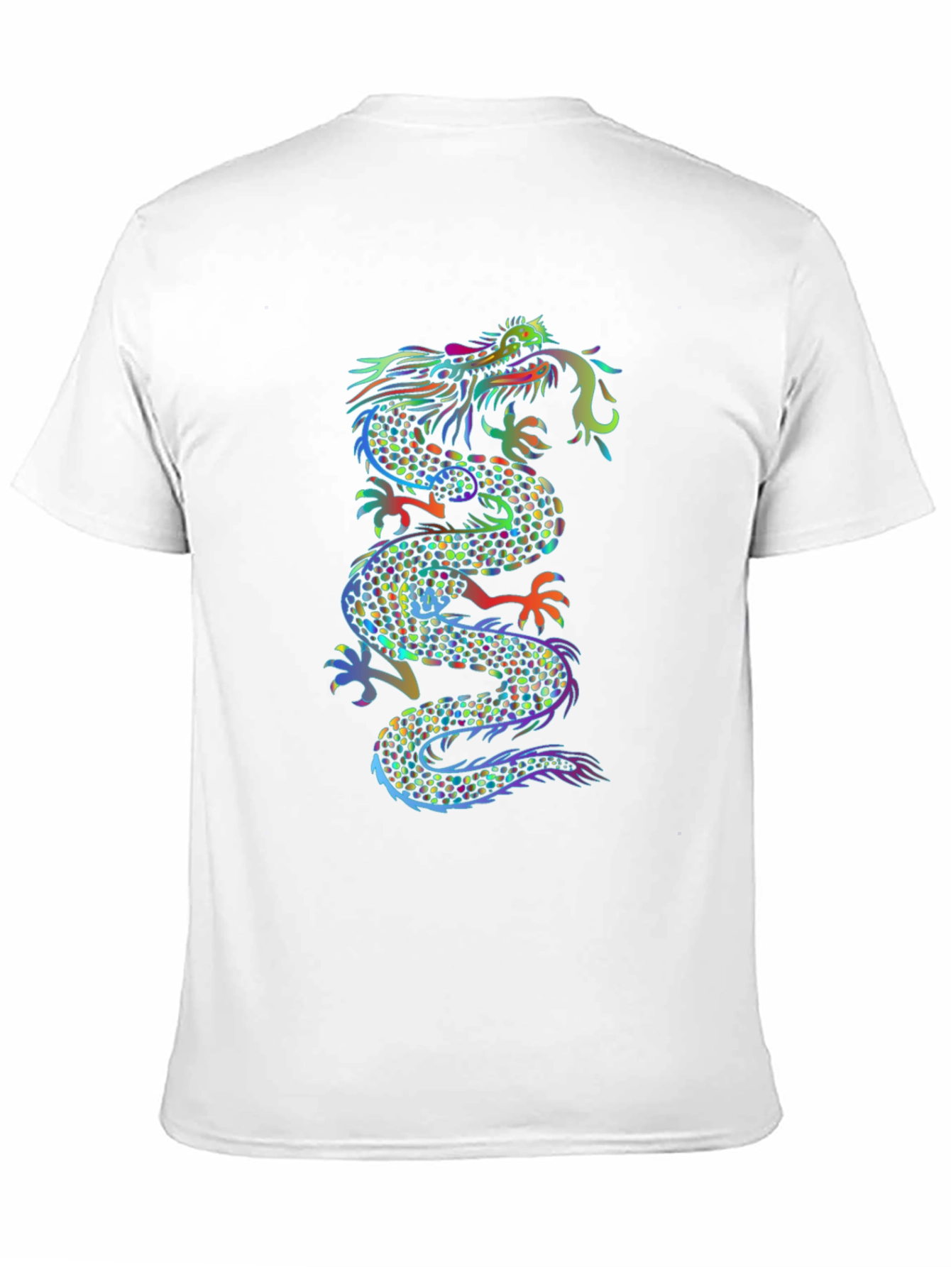 Dragon Graphic Print Black T-Shirt