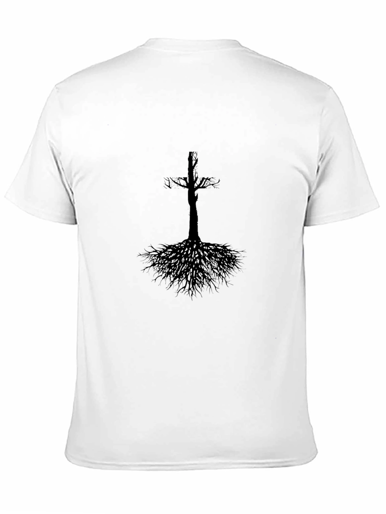 Gothic Tree Roots T-Shirt - Black Graphic Tee