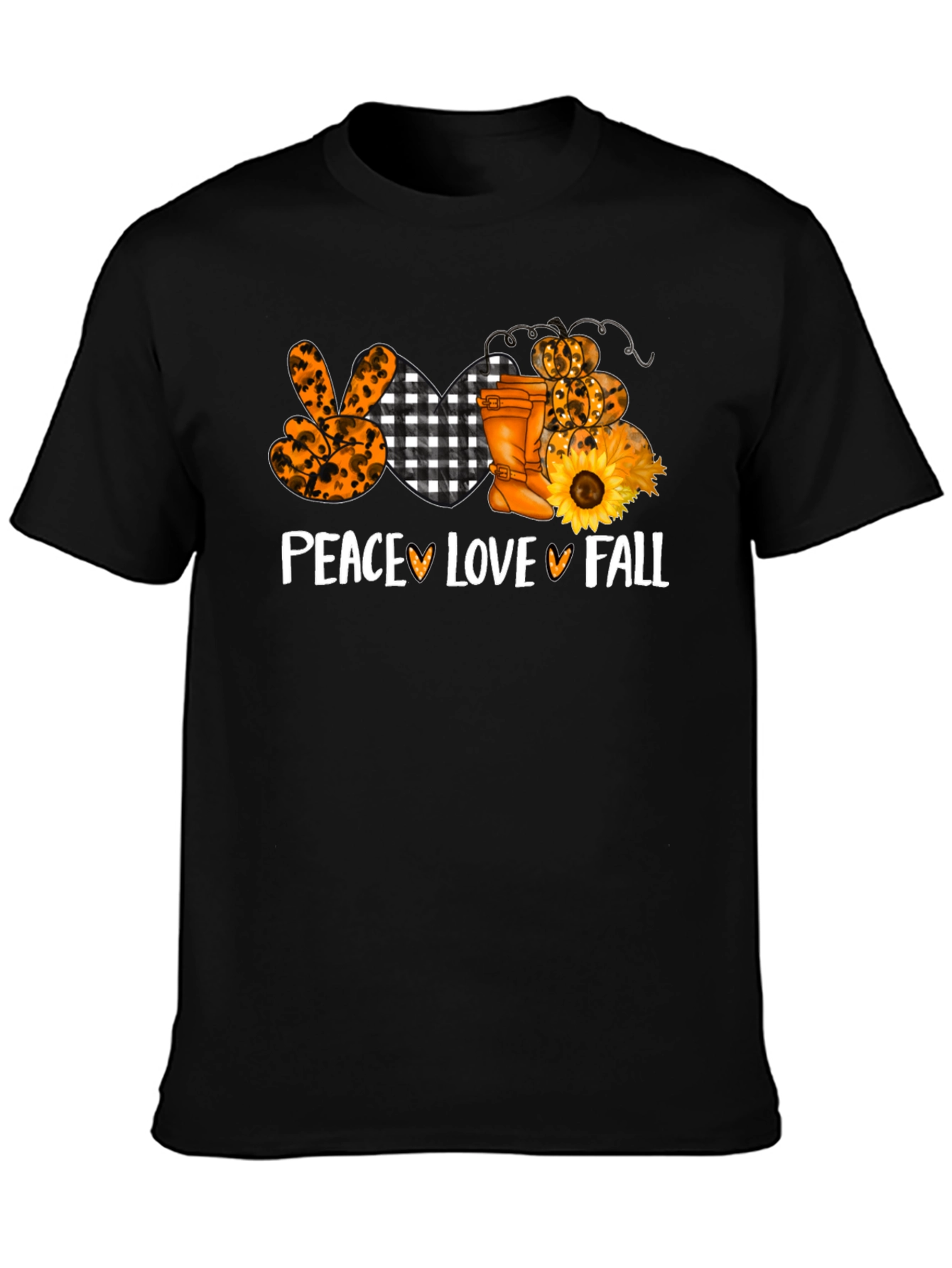 Peace Love Fall Graphic Tee