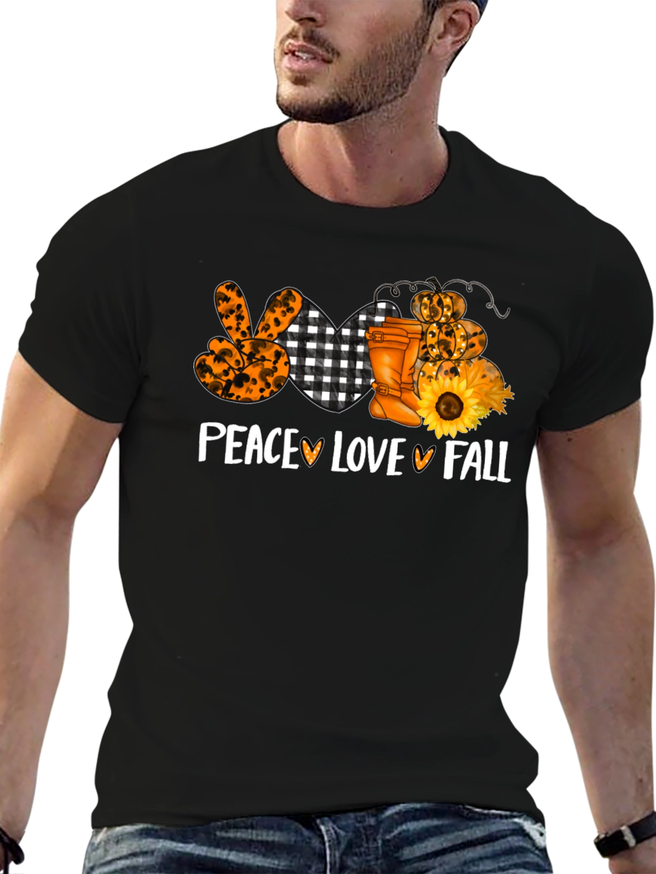 Peace Love Fall Graphic Tee
