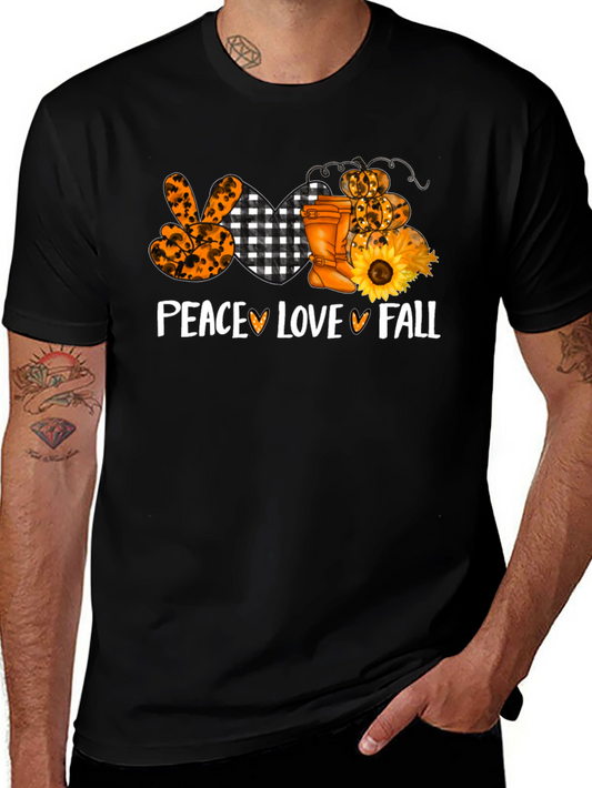 Peace Love Fall Graphic Tee
