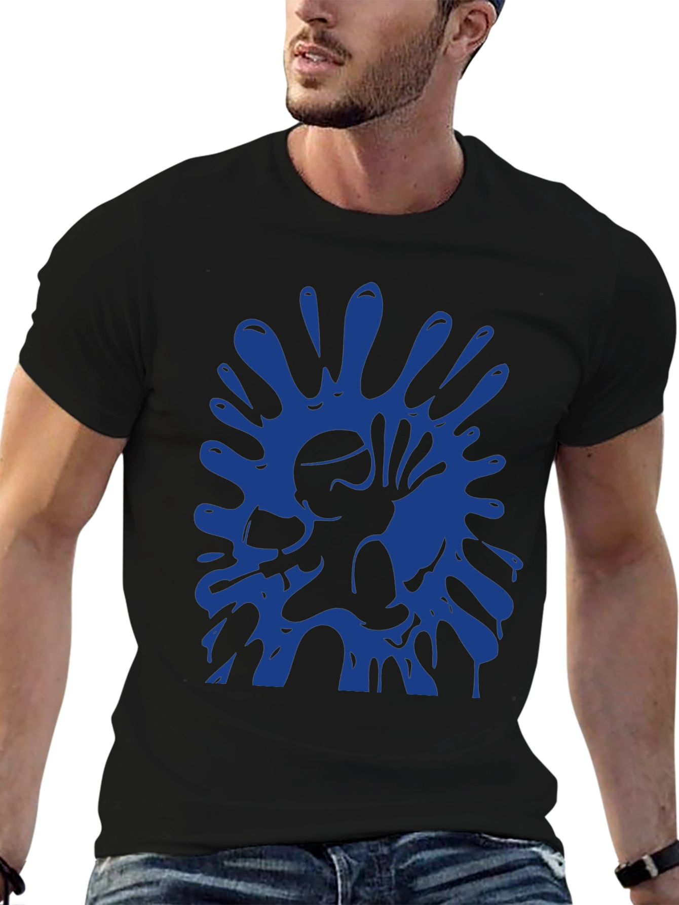 Game Splash Black T-Shirt