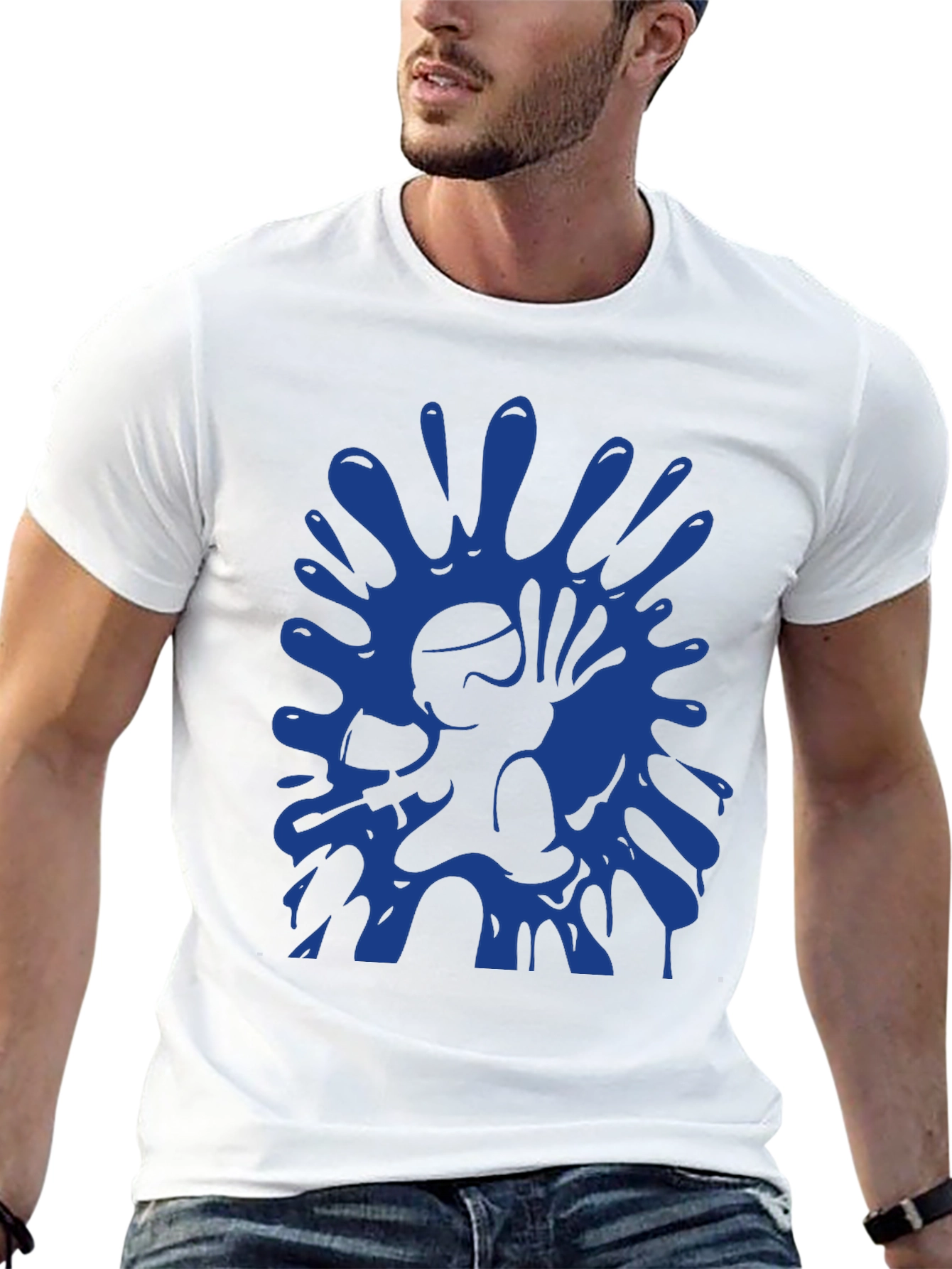 Game Splash Black T-Shirt