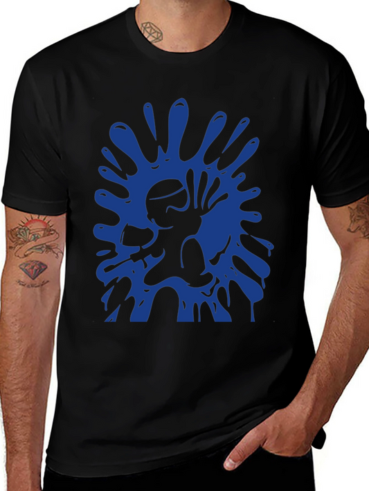 Game Splash Black T-Shirt