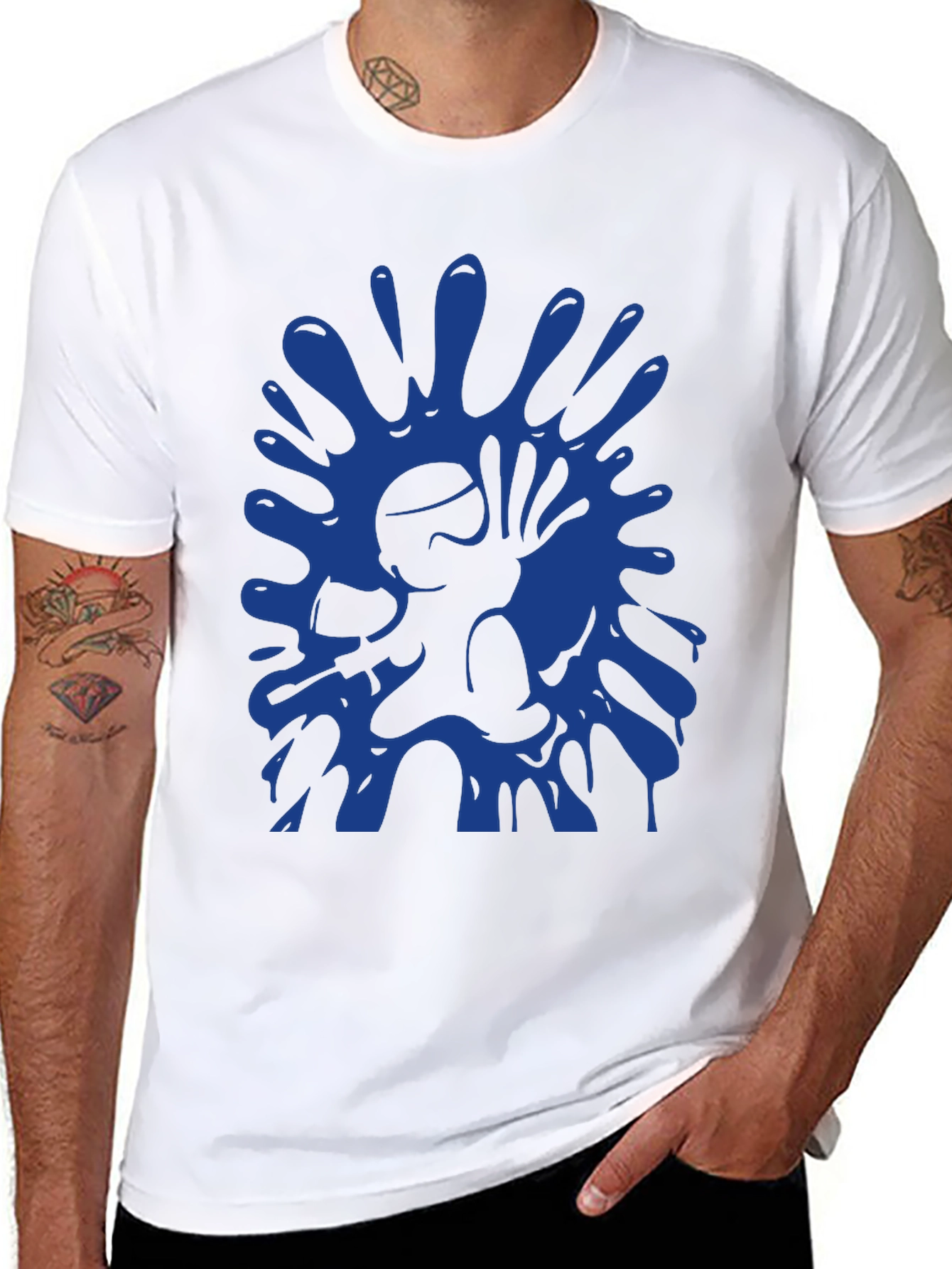 Game Splash Black T-Shirt
