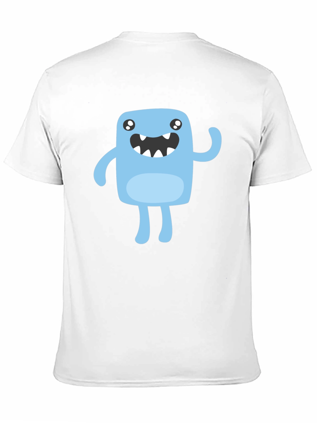 Cute Monster Graphic T-Shirt - Black