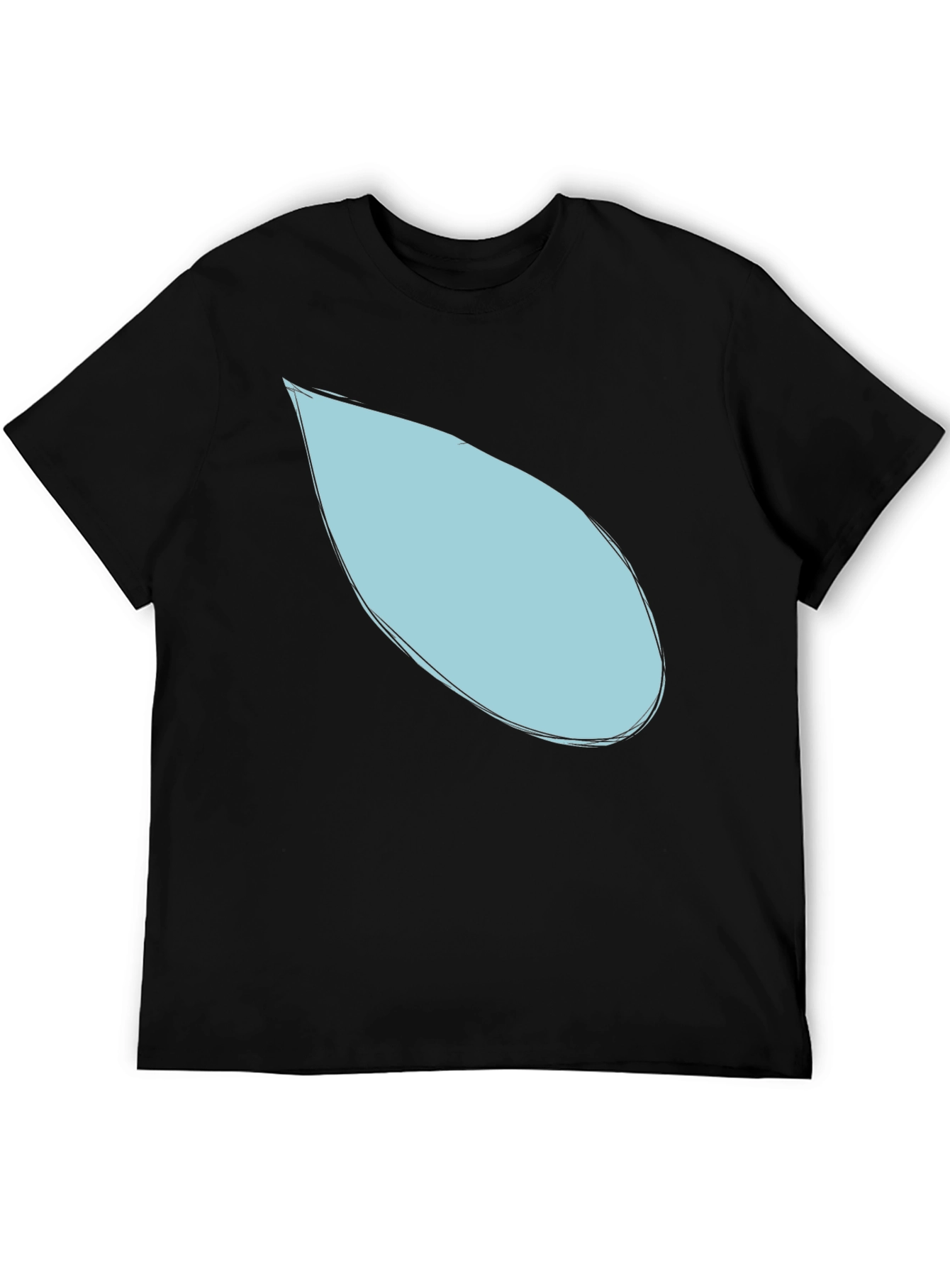 Teardrop Graphic Black T-Shirt