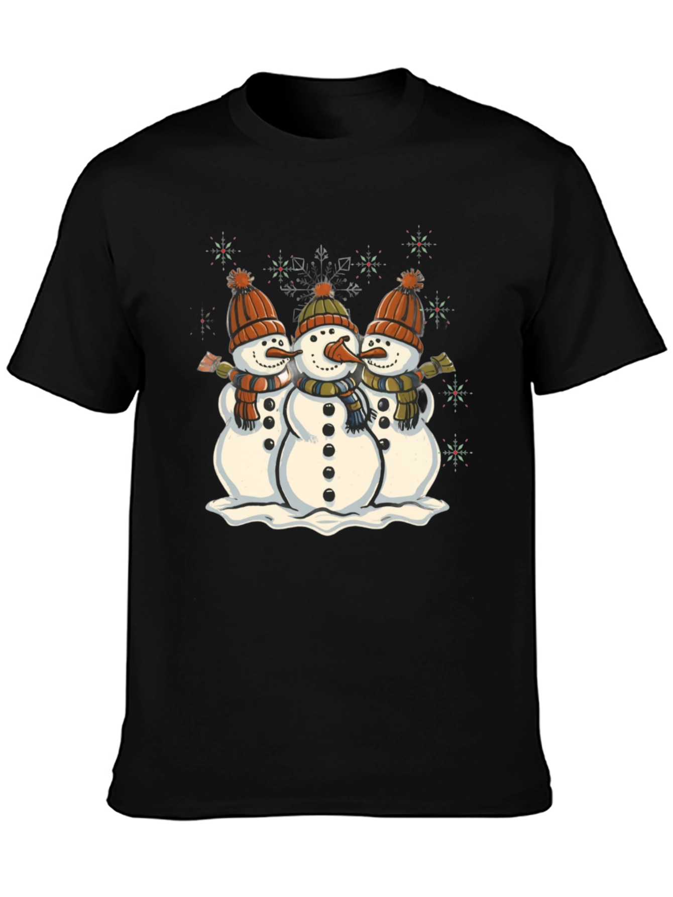 Festive Snowmen Graphic Tee