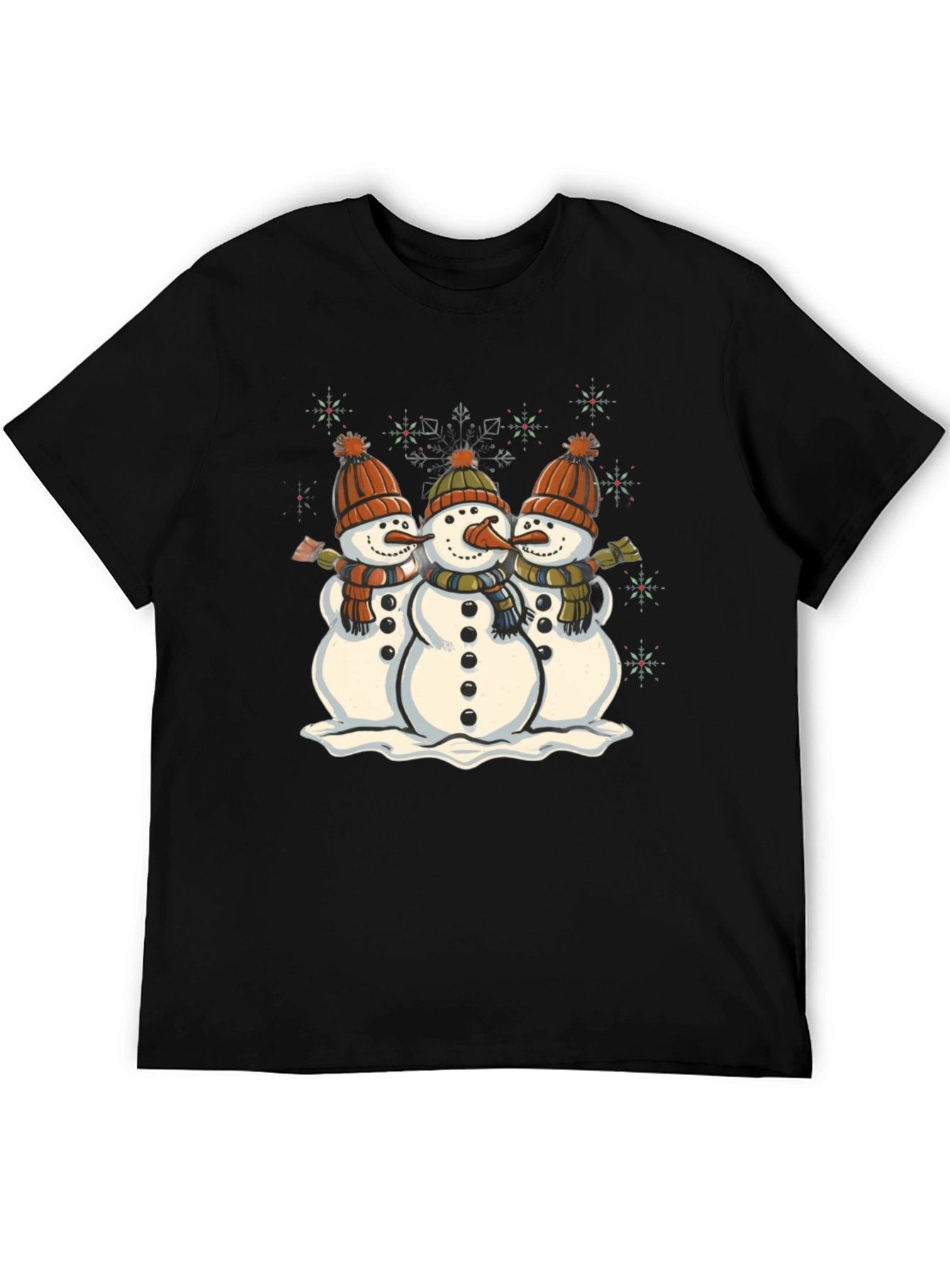 Festive Snowmen Graphic Tee
