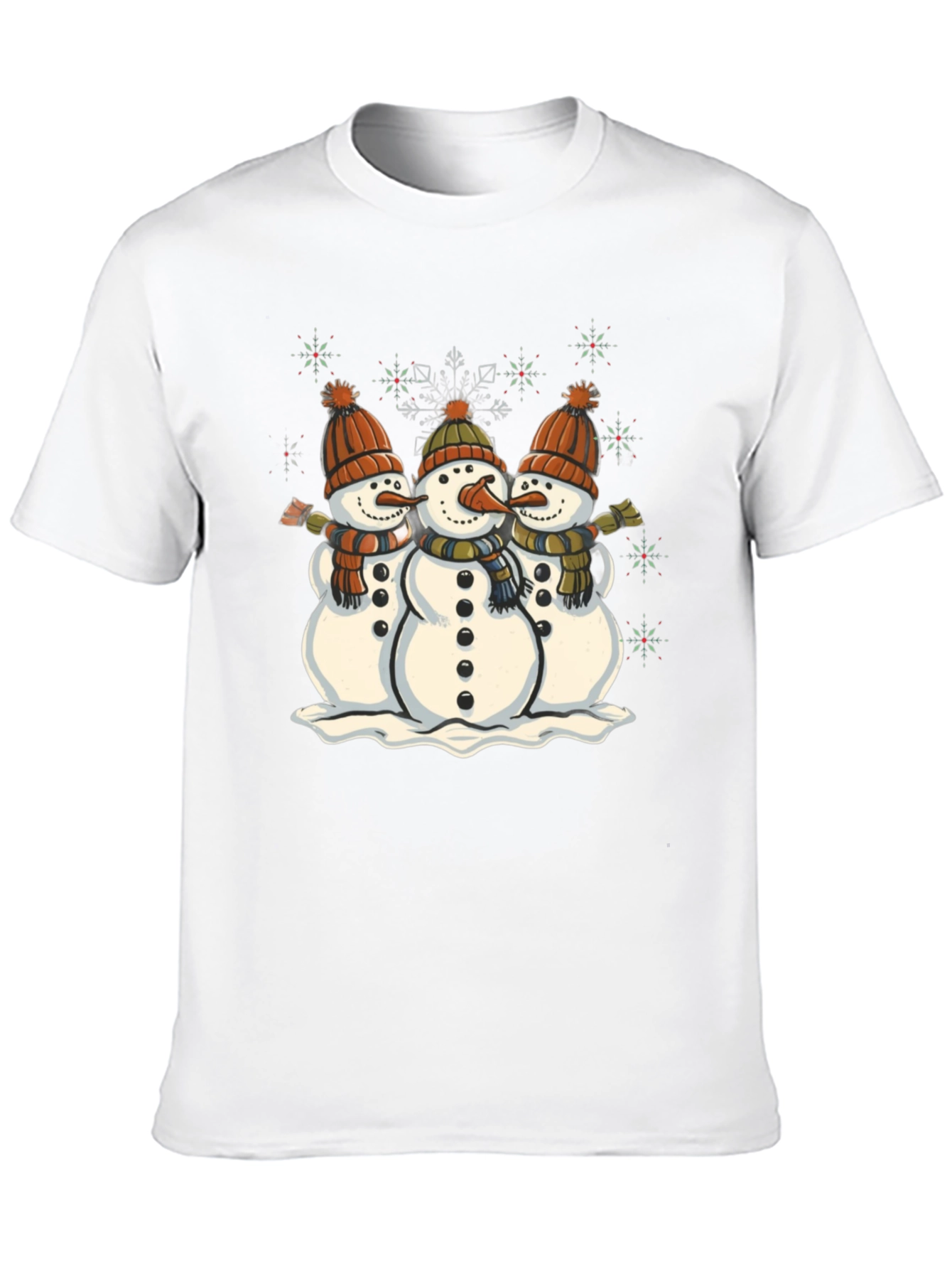 Festive Snowmen Graphic Tee