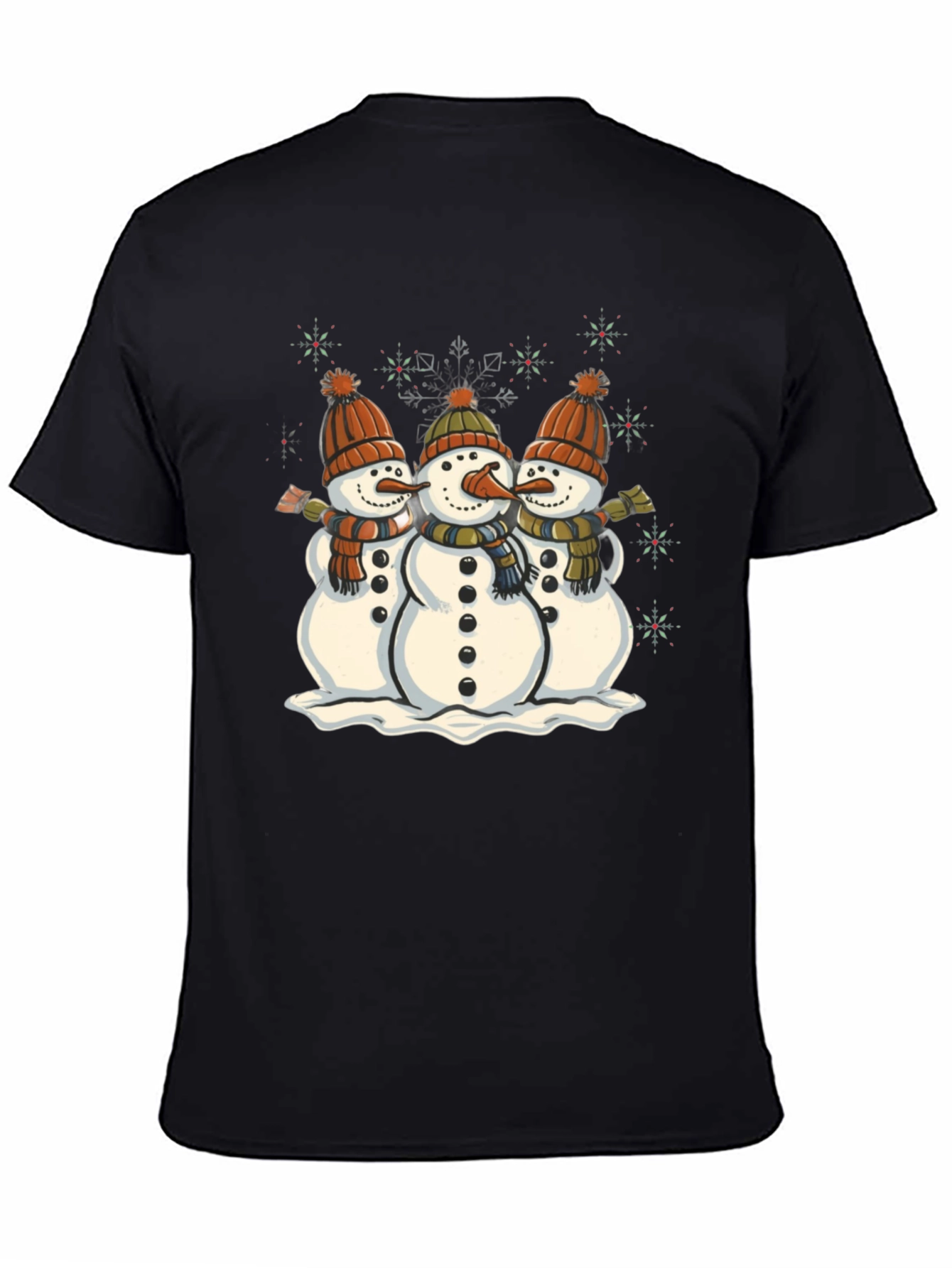 Festive Snowmen Graphic Tee