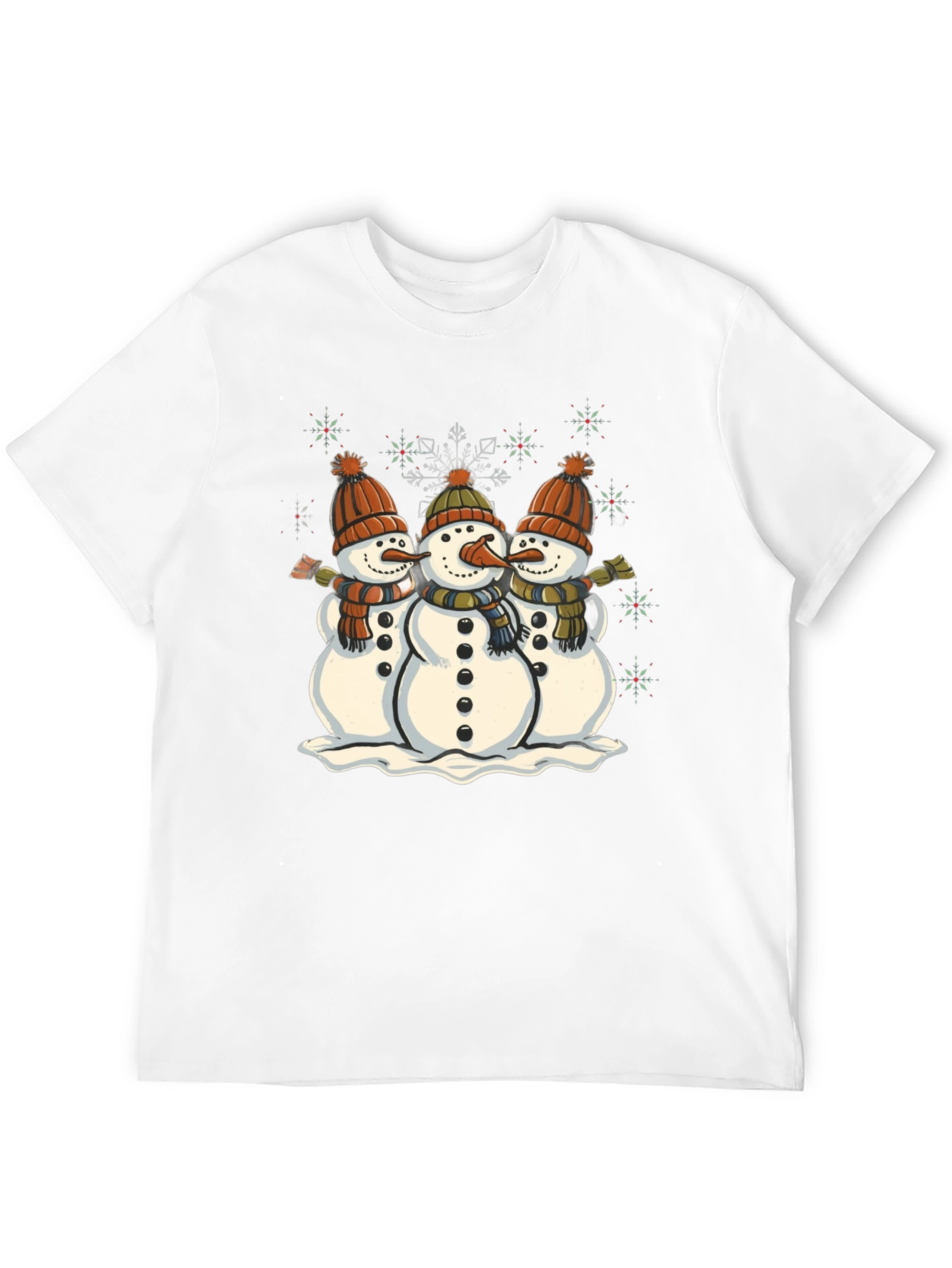Festive Snowmen Graphic Tee