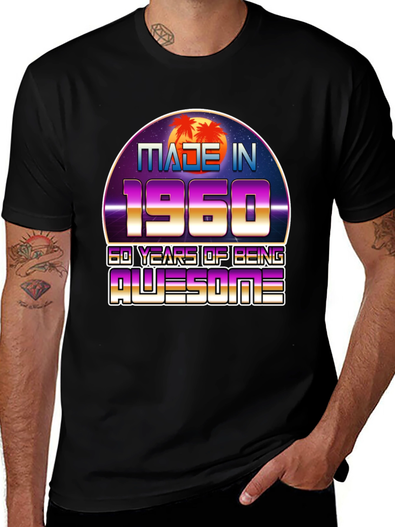 Made in 1960 Birthday T-Shirt