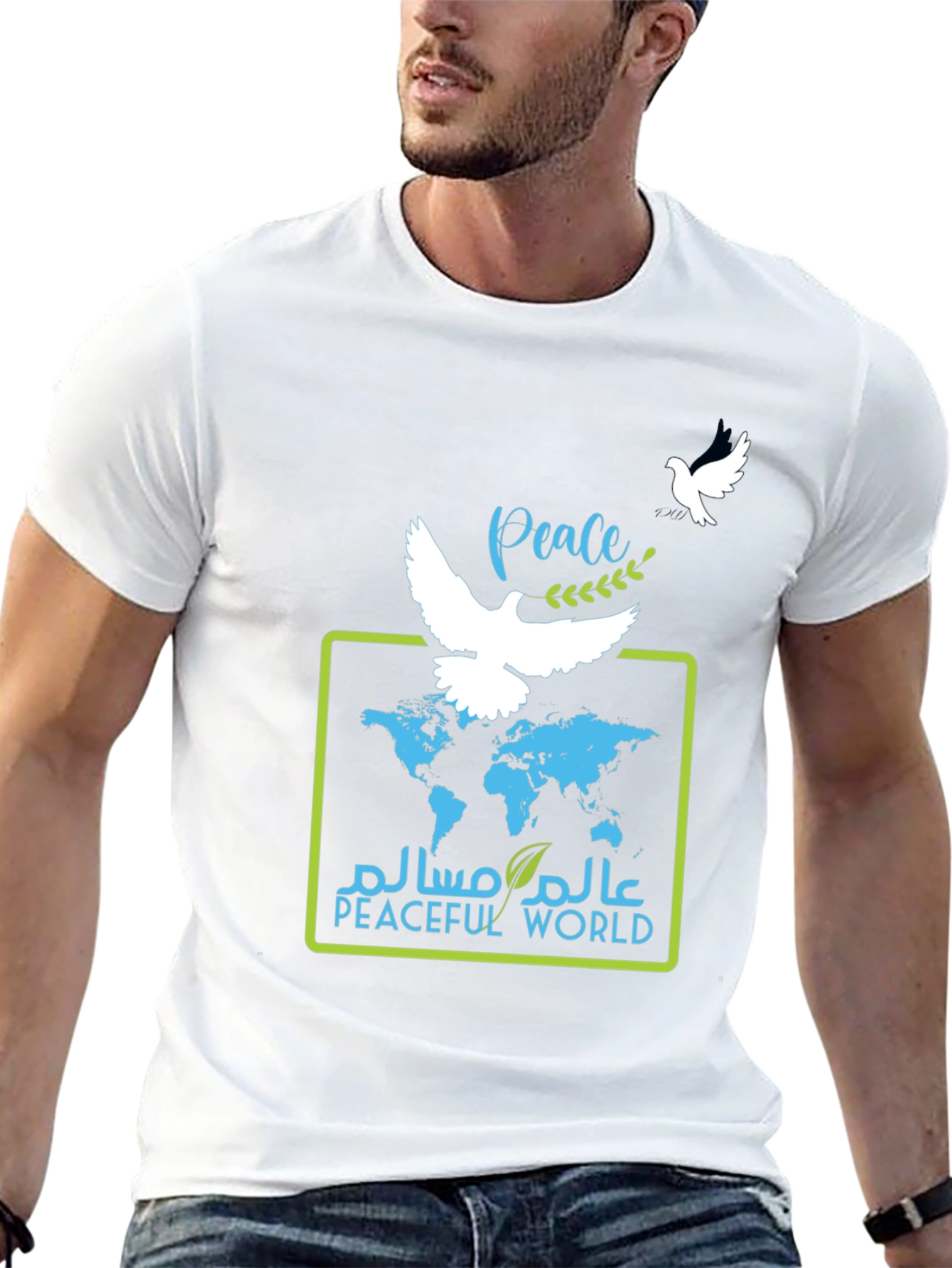 Peaceful World Graphic T-Shirt