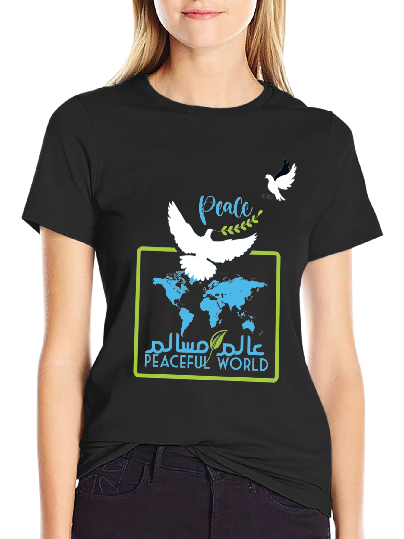 Peaceful World Graphic T-Shirt