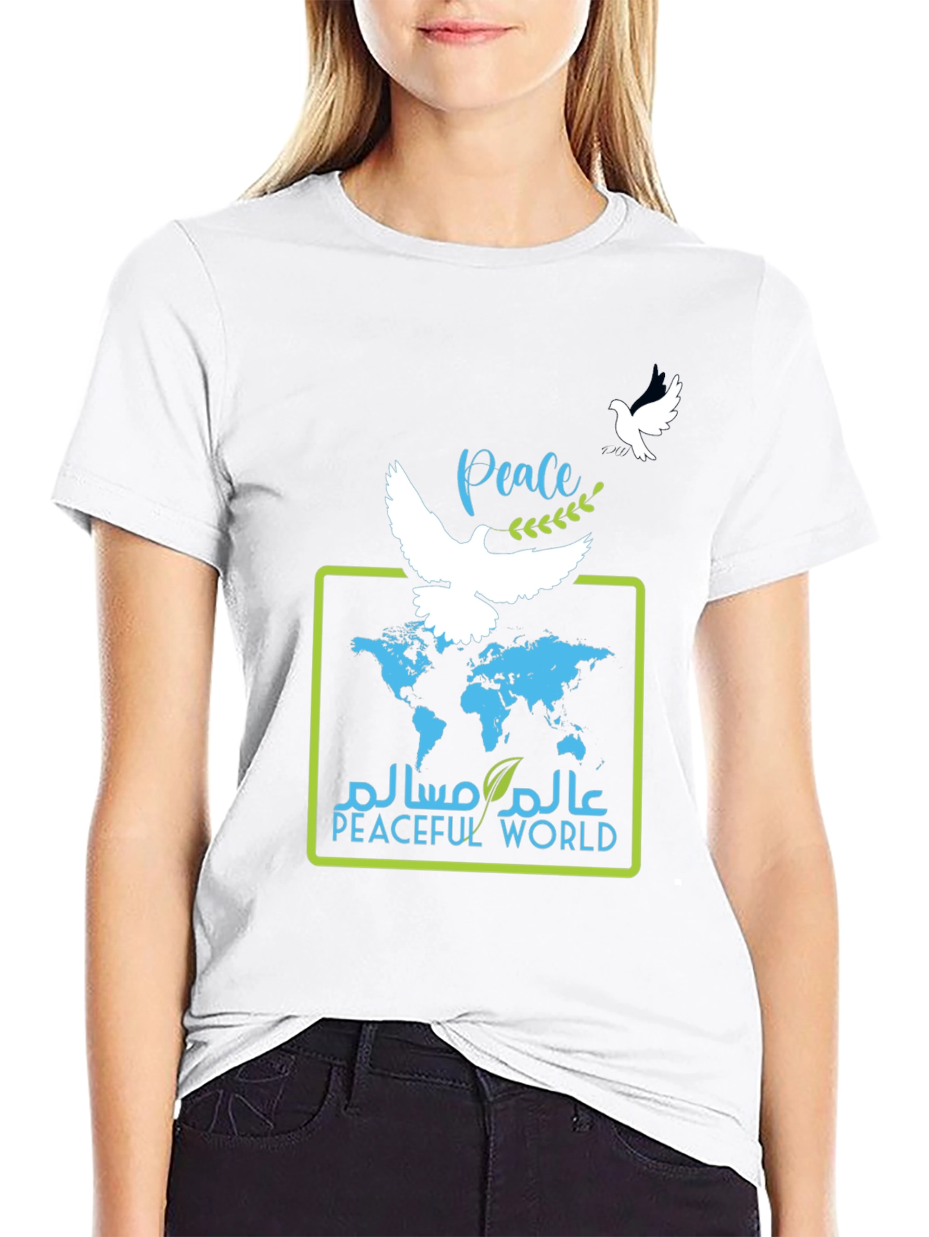 Peaceful World Graphic T-Shirt