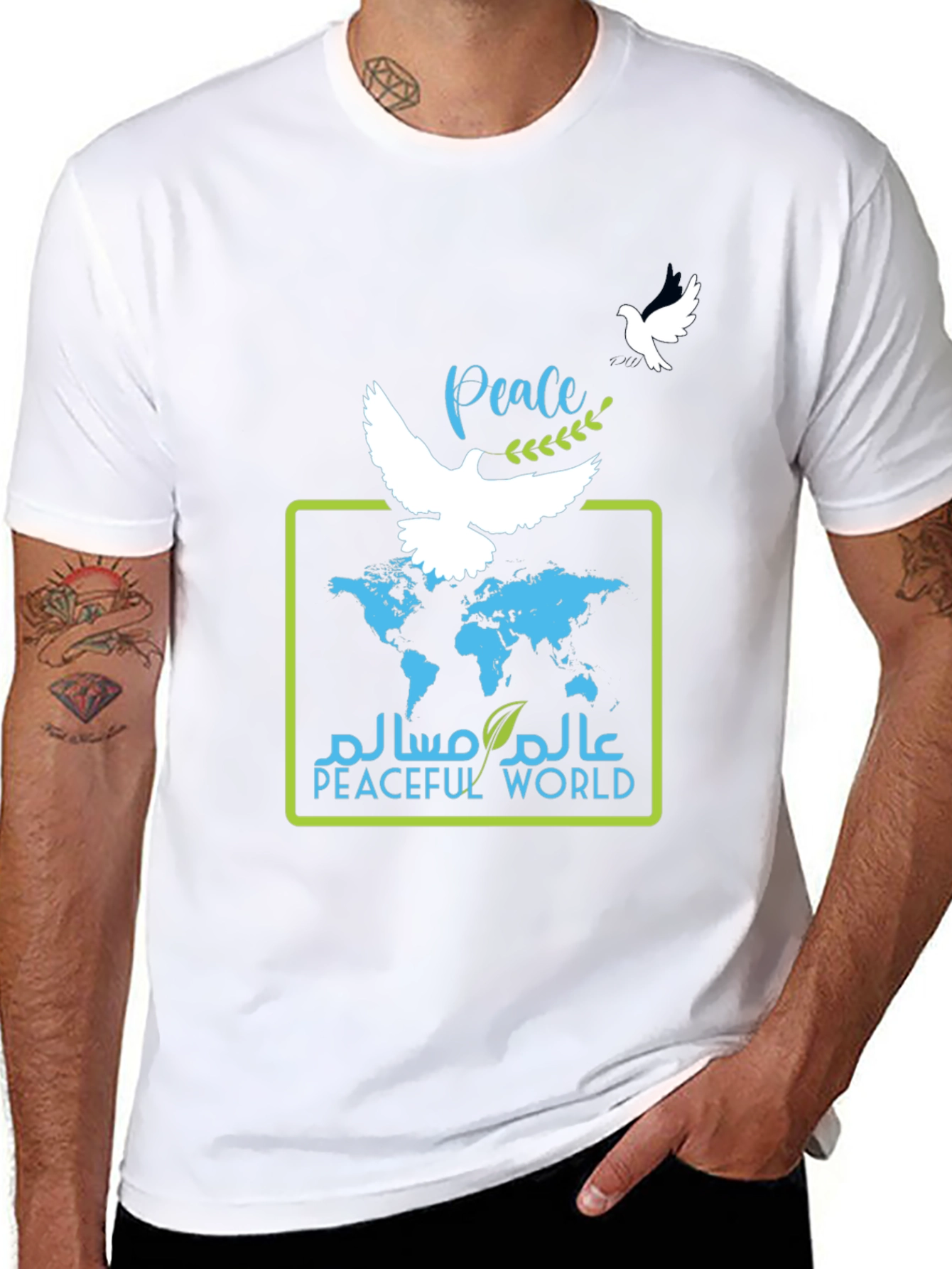 Peaceful World Graphic T-Shirt