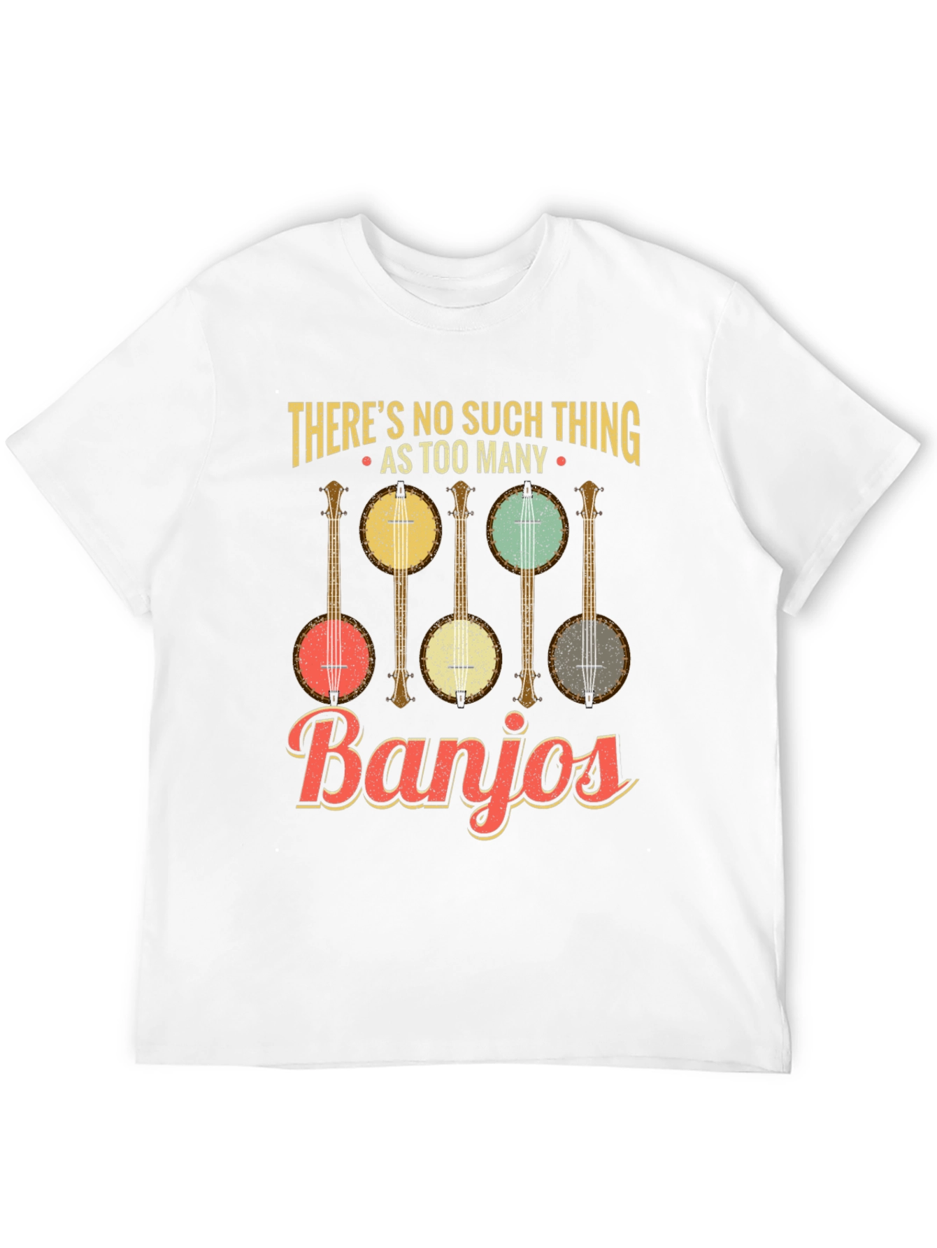 Banjo Lover T-Shirt: Too Many Banjos Funny Music Tee