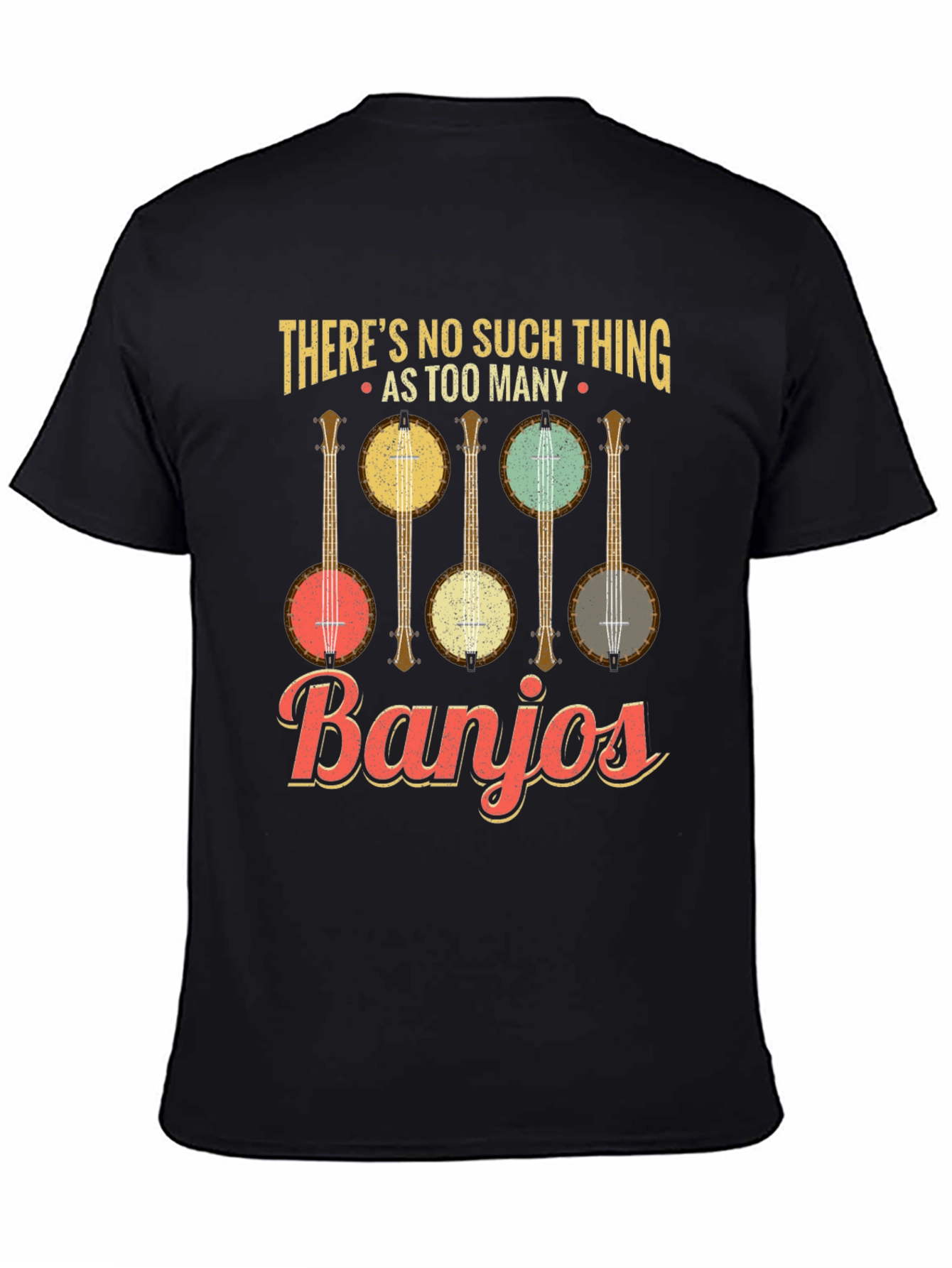 Banjo Lover T-Shirt: Too Many Banjos Funny Music Tee