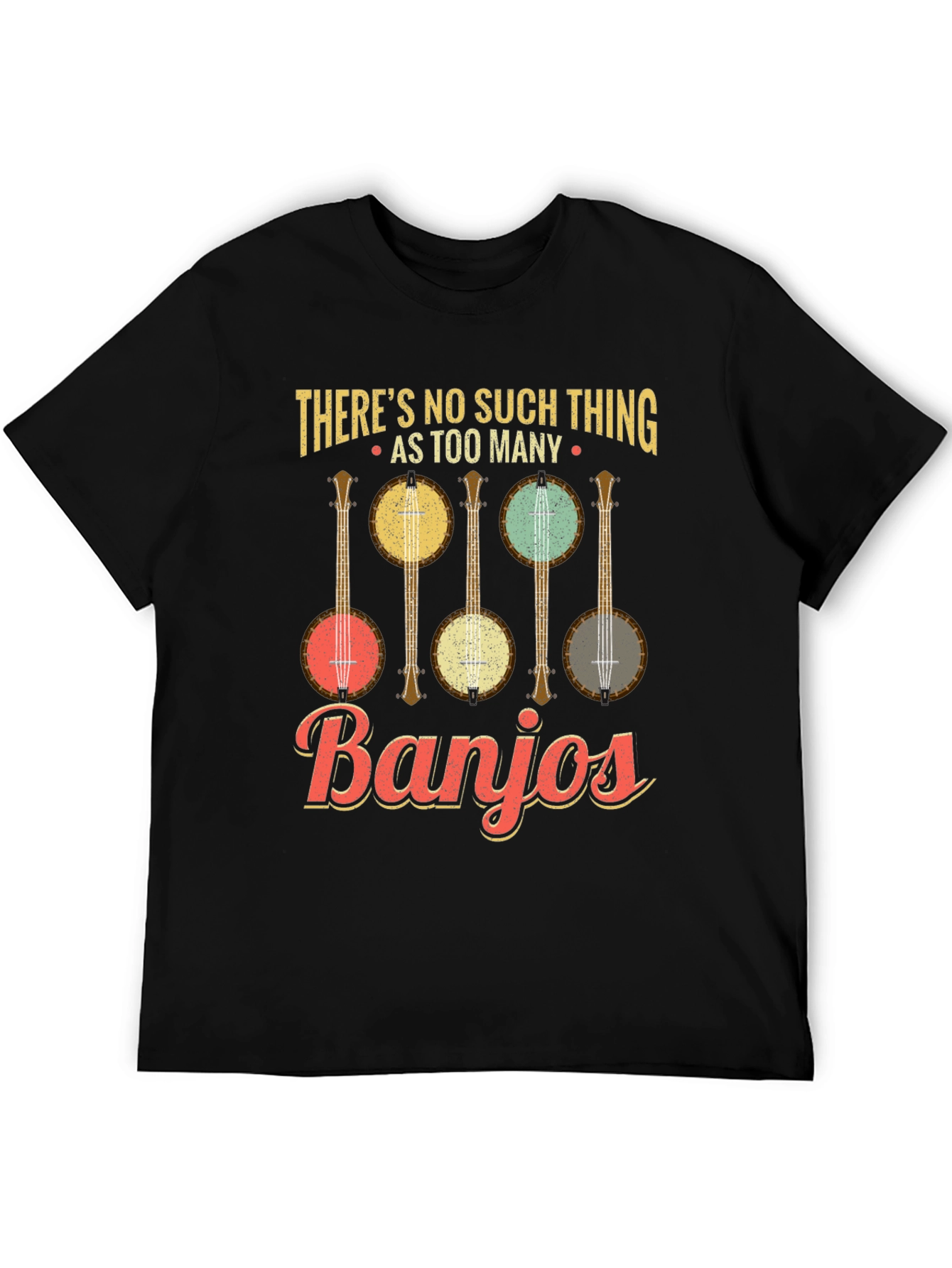 Banjo Lover T-Shirt: Too Many Banjos Funny Music Tee