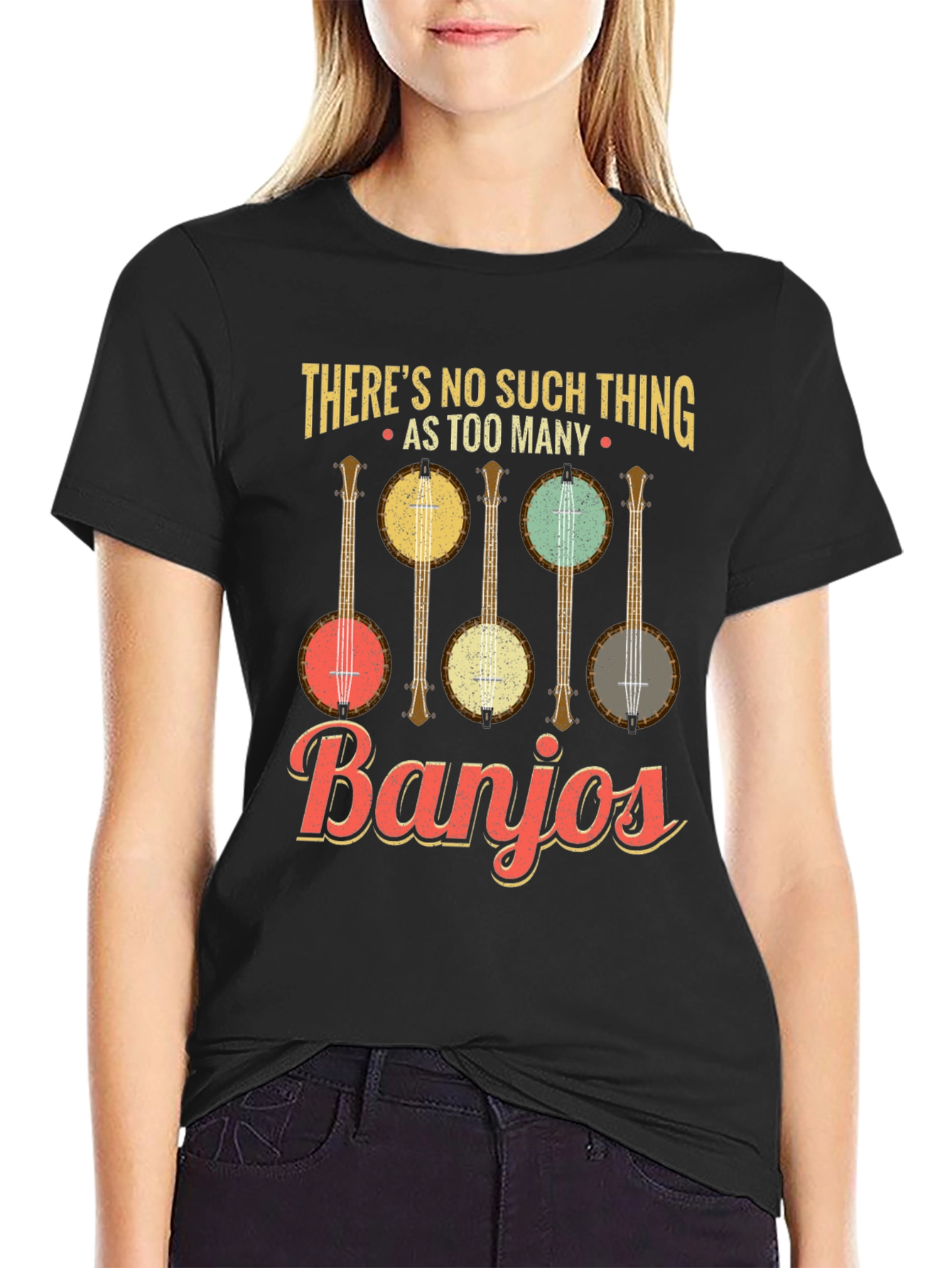 Banjo Lover T-Shirt: Too Many Banjos Funny Music Tee