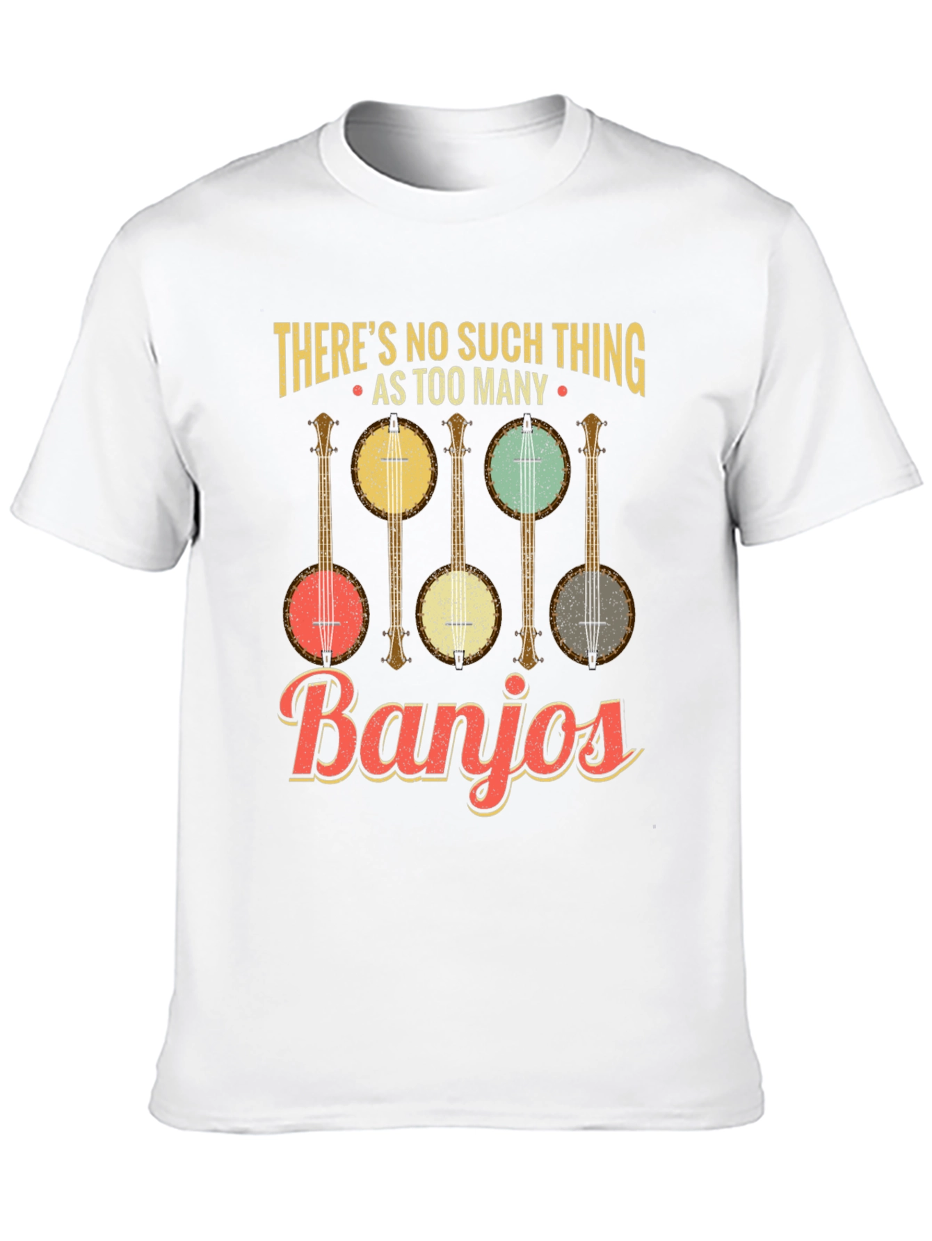 Banjo Lover T-Shirt: Too Many Banjos Funny Music Tee
