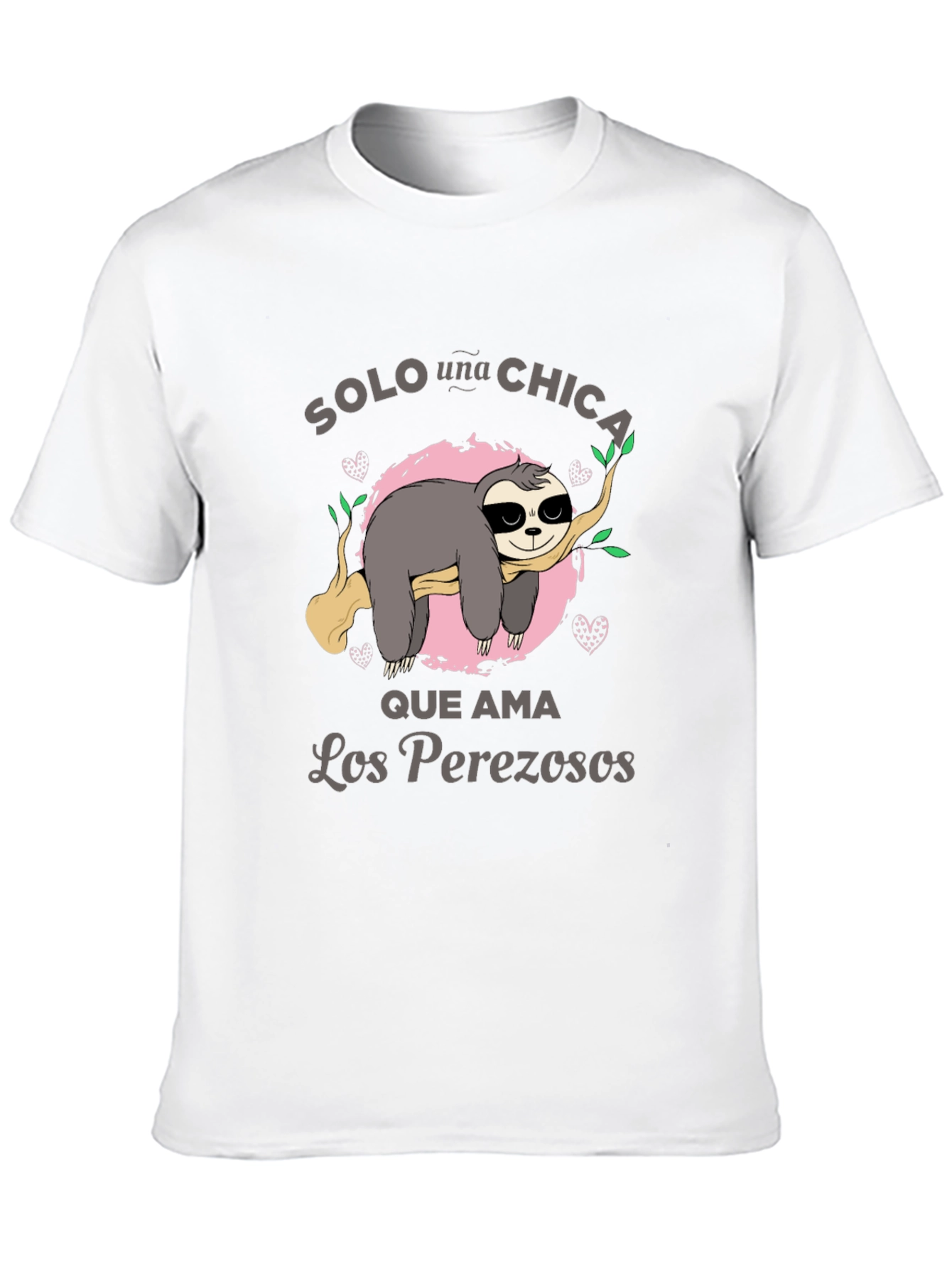 Sloth Lover Tee - Solo una Chica T-Shirt