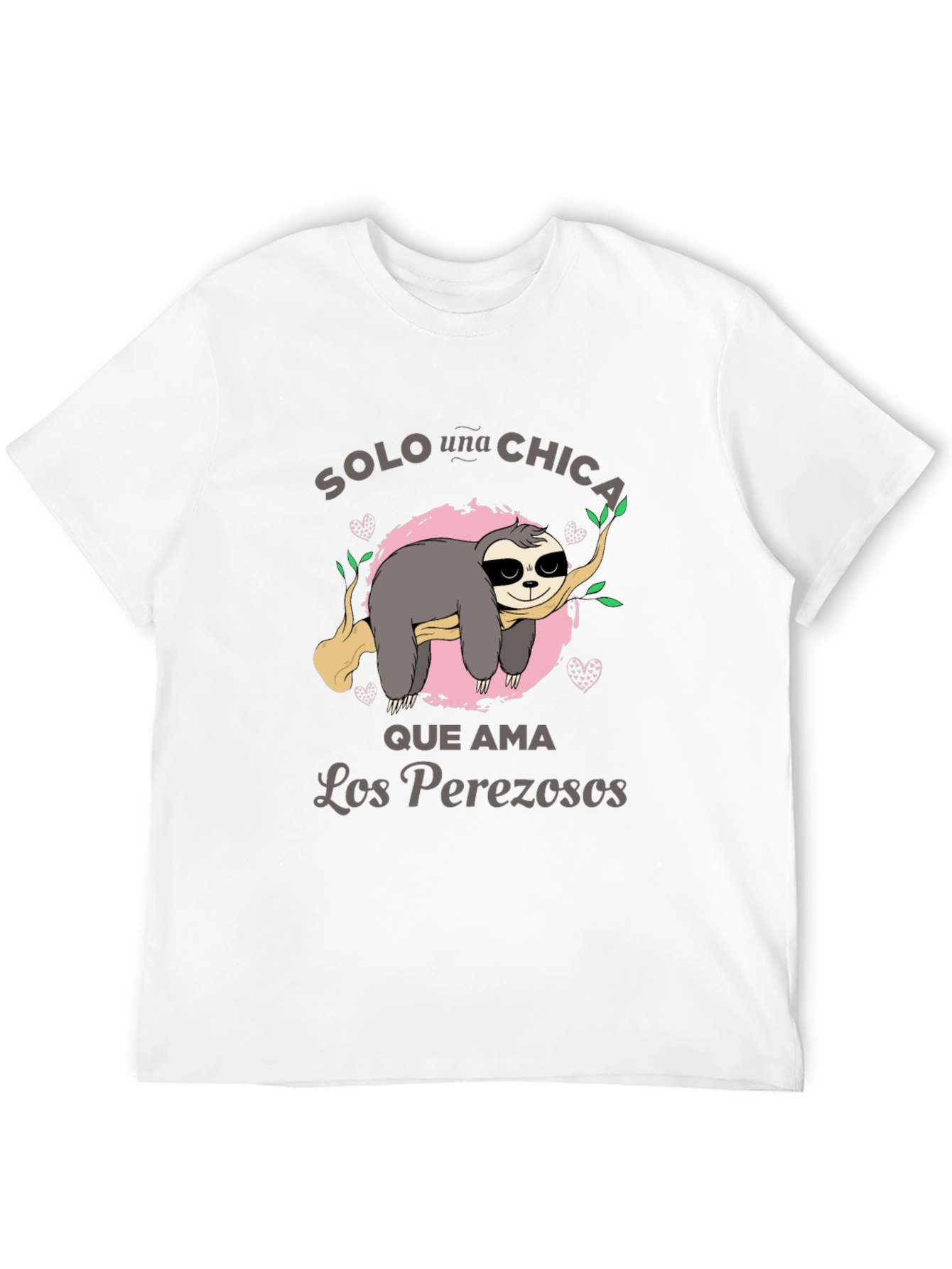 Sloth Lover Tee - Solo una Chica T-Shirt