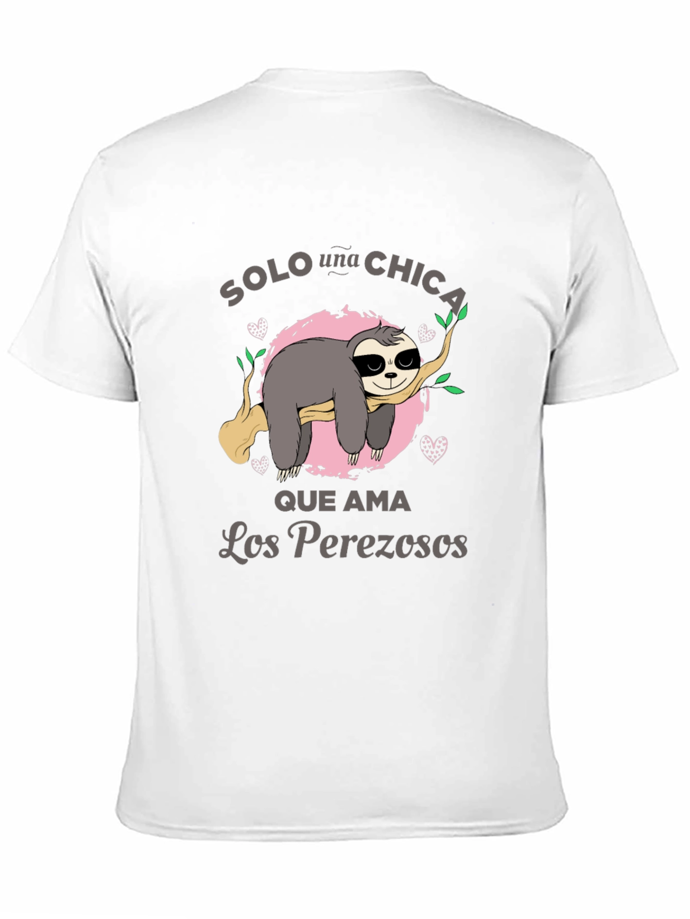 Sloth Lover Tee - Solo una Chica T-Shirt