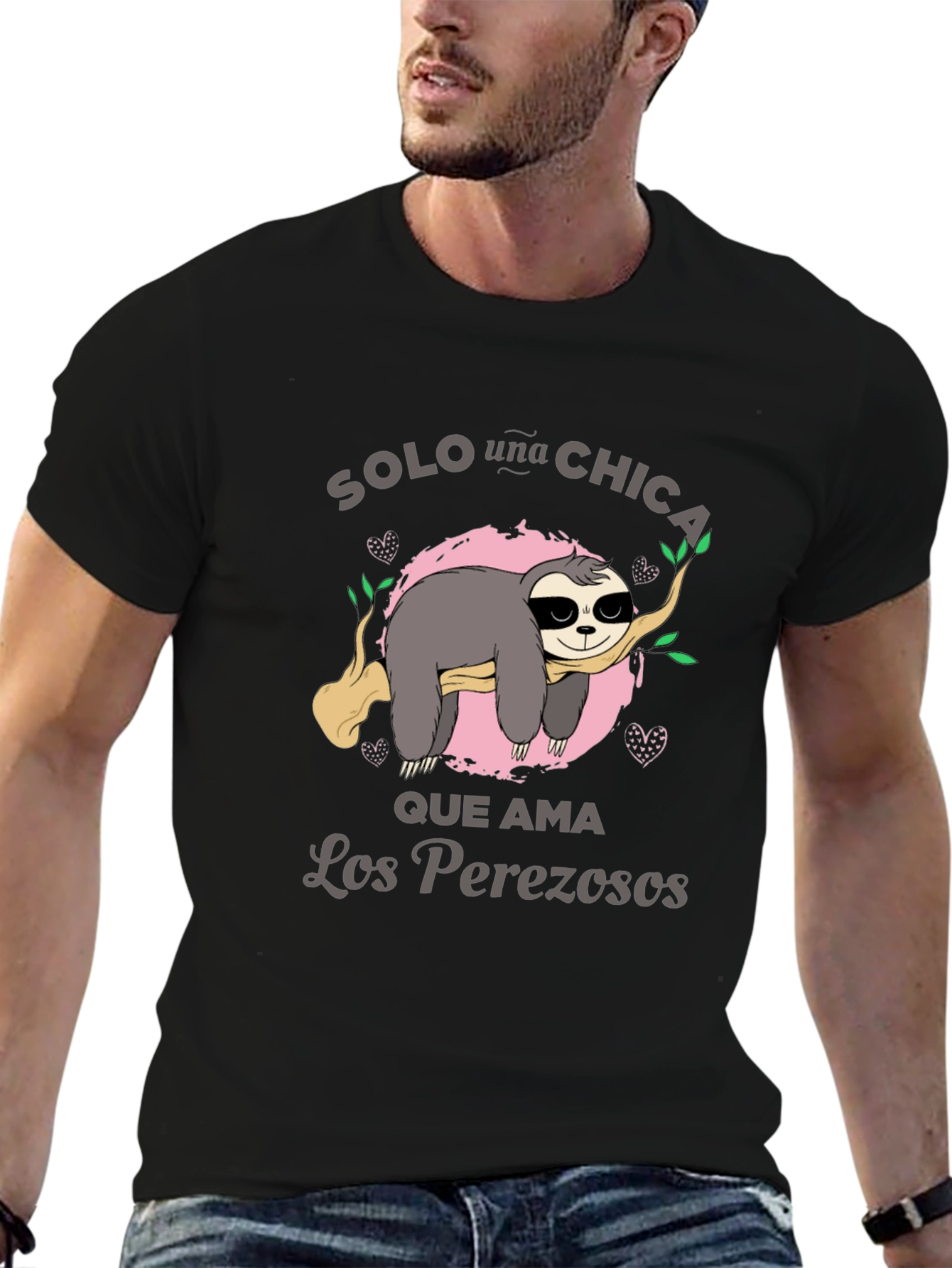Sloth Lover Tee - Solo una Chica T-Shirt