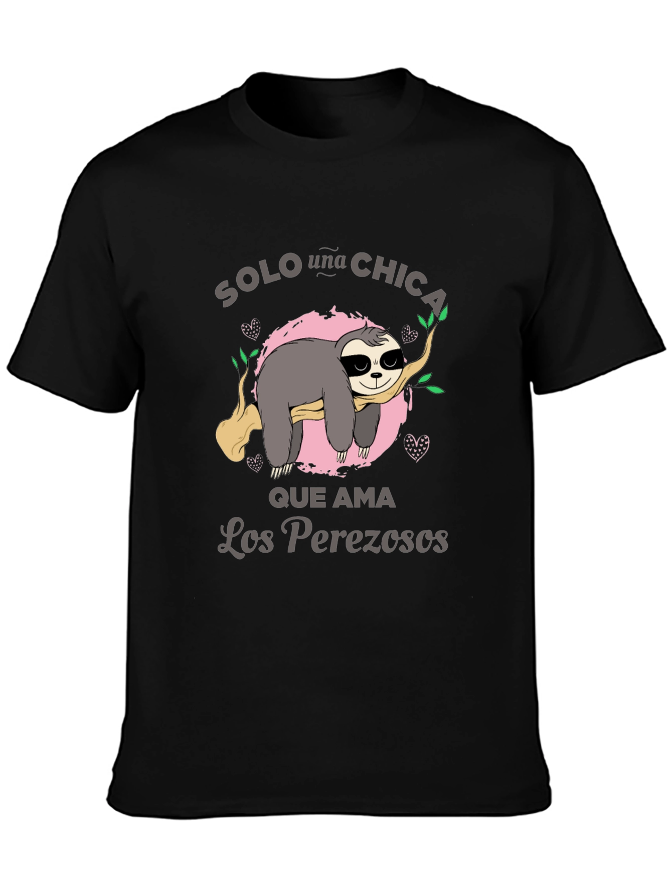 Sloth Lover Tee - Solo una Chica T-Shirt