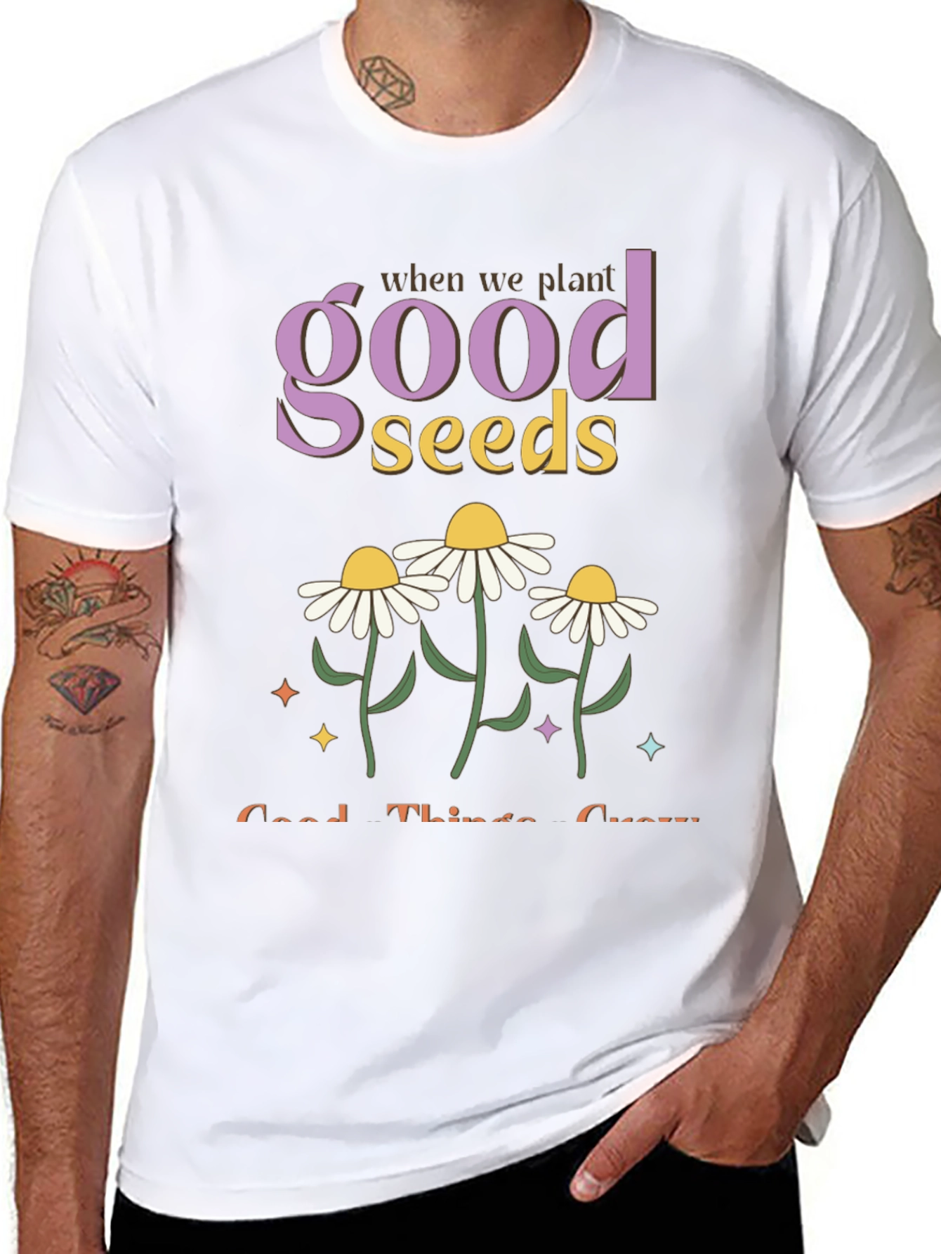 Plant Good Seeds Graphic T-Shirt