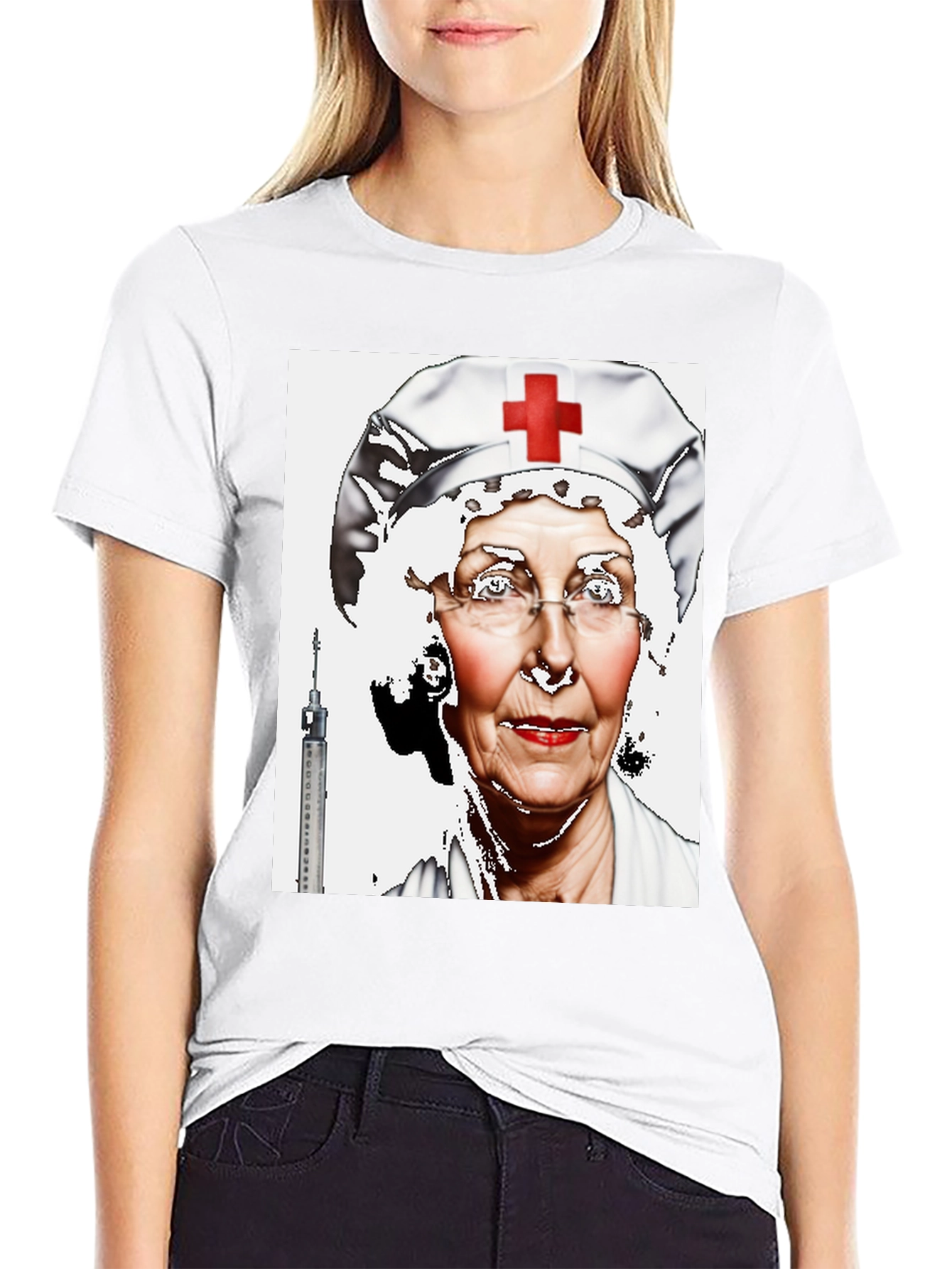 Nurse Graphic T-Shirt - Spooky Humor Tee
