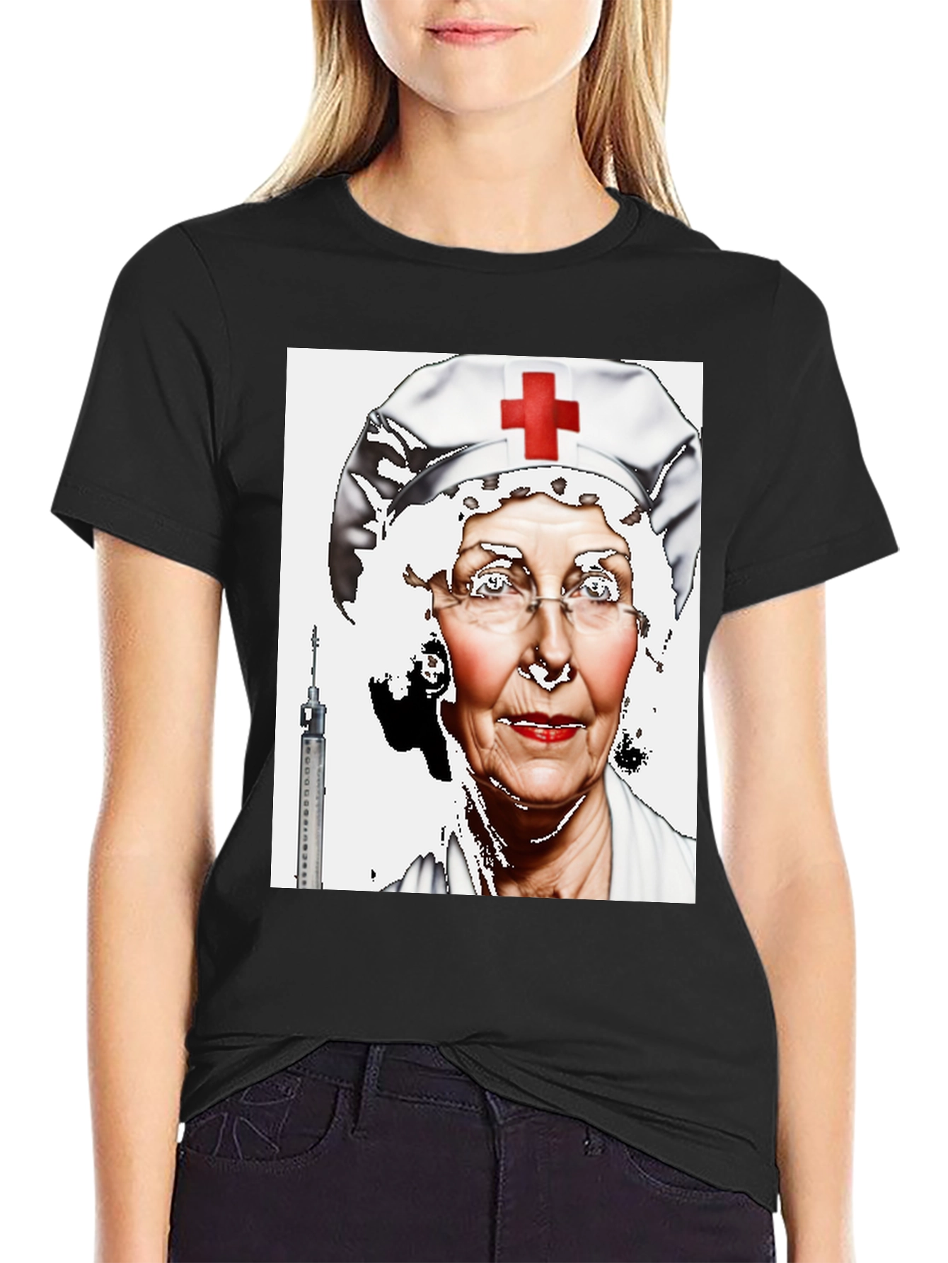 Nurse Graphic T-Shirt - Spooky Humor Tee